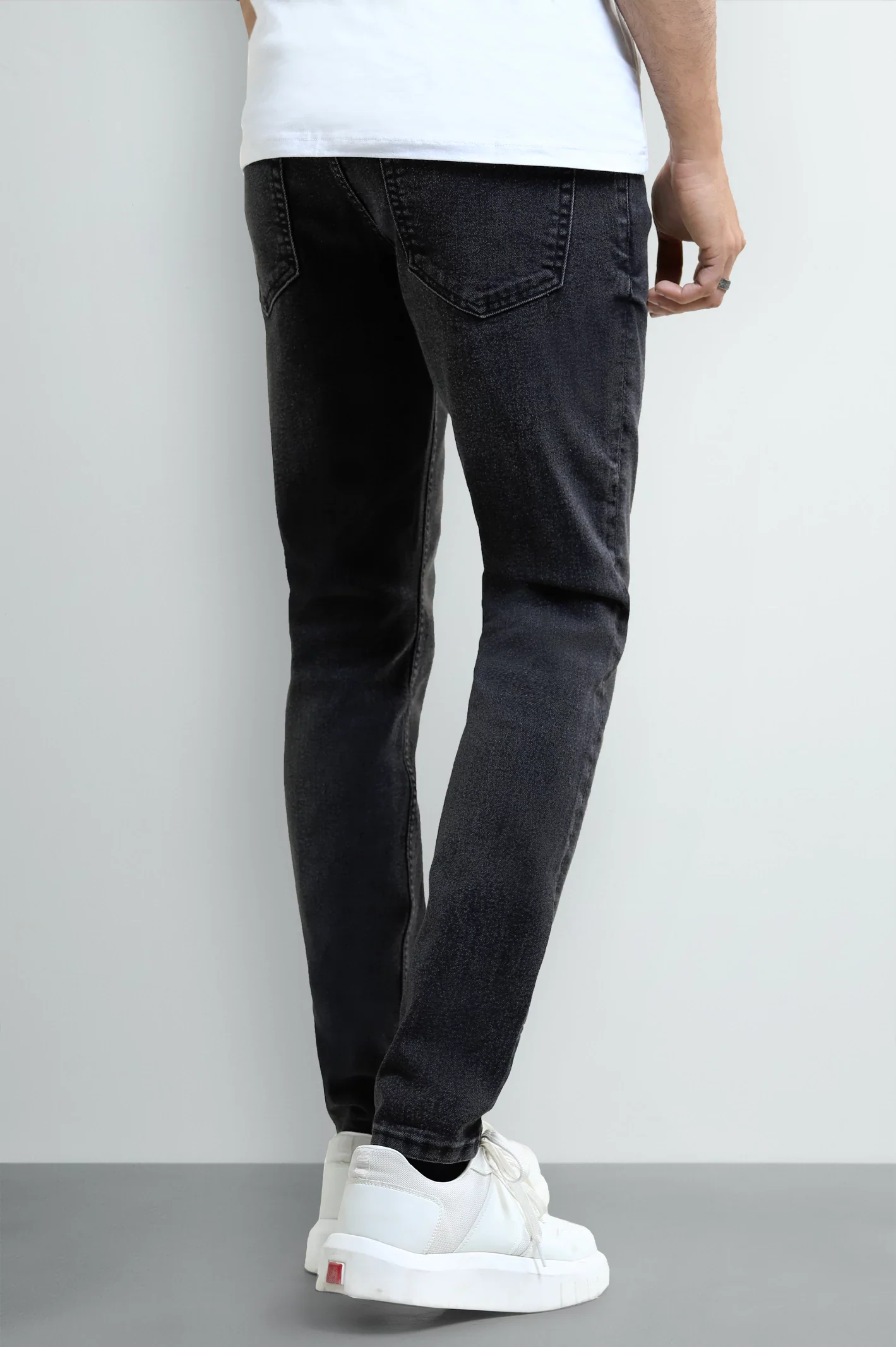 Black Slim Fit Jeans - Image 3