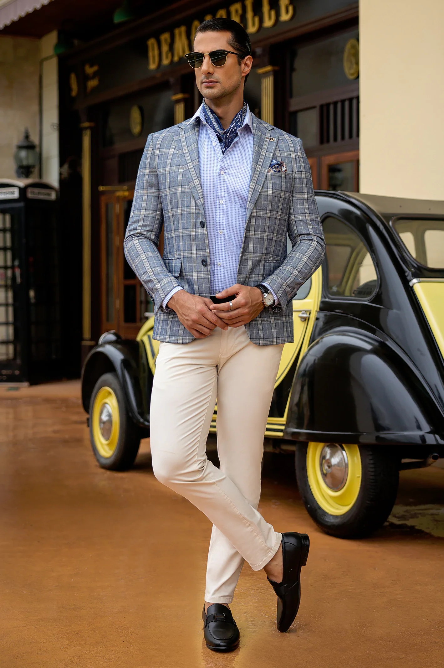 Blue Check Blazer - Image 2