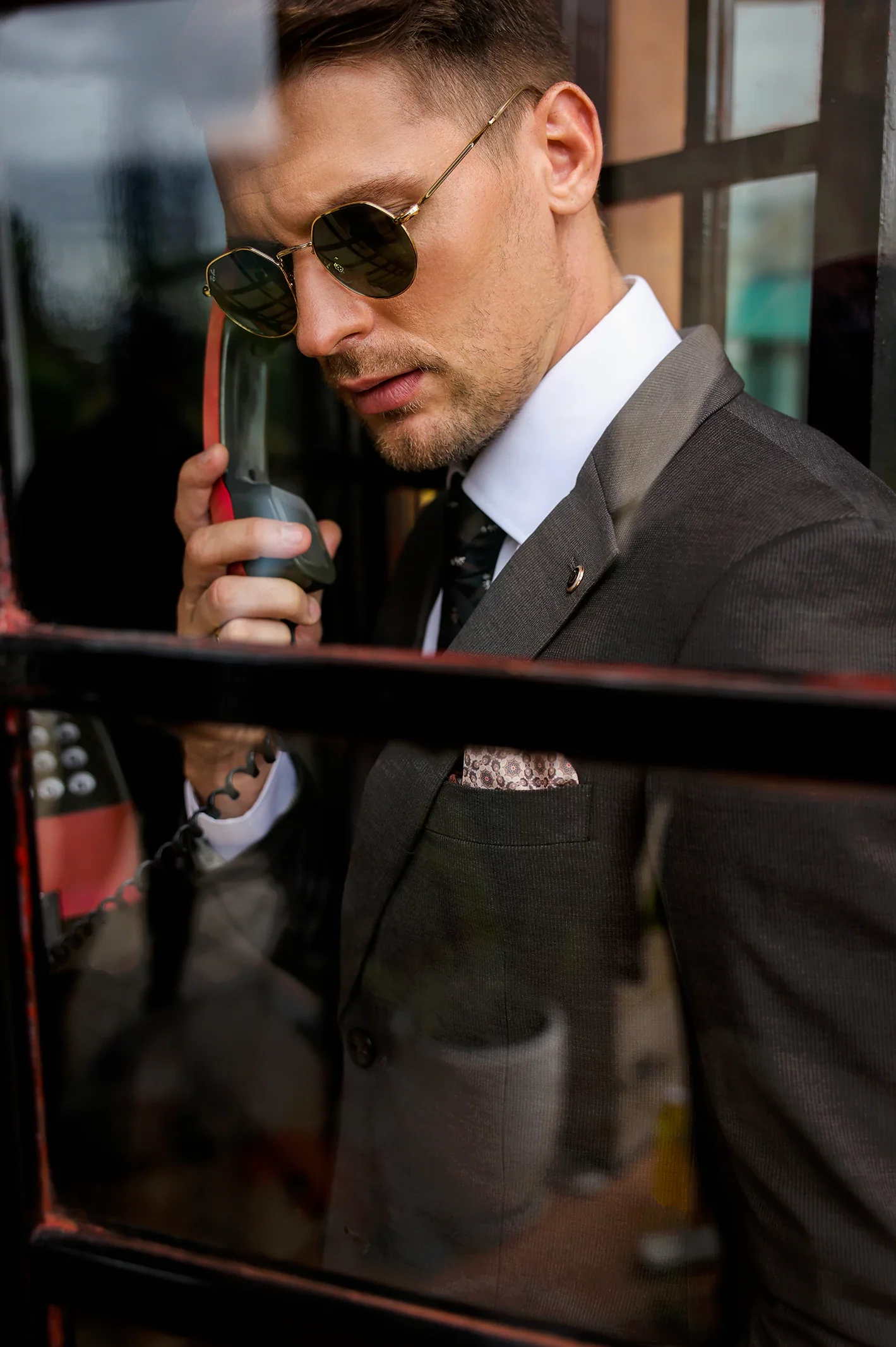 Dark Brown Formal 2PC Suit - Image 5