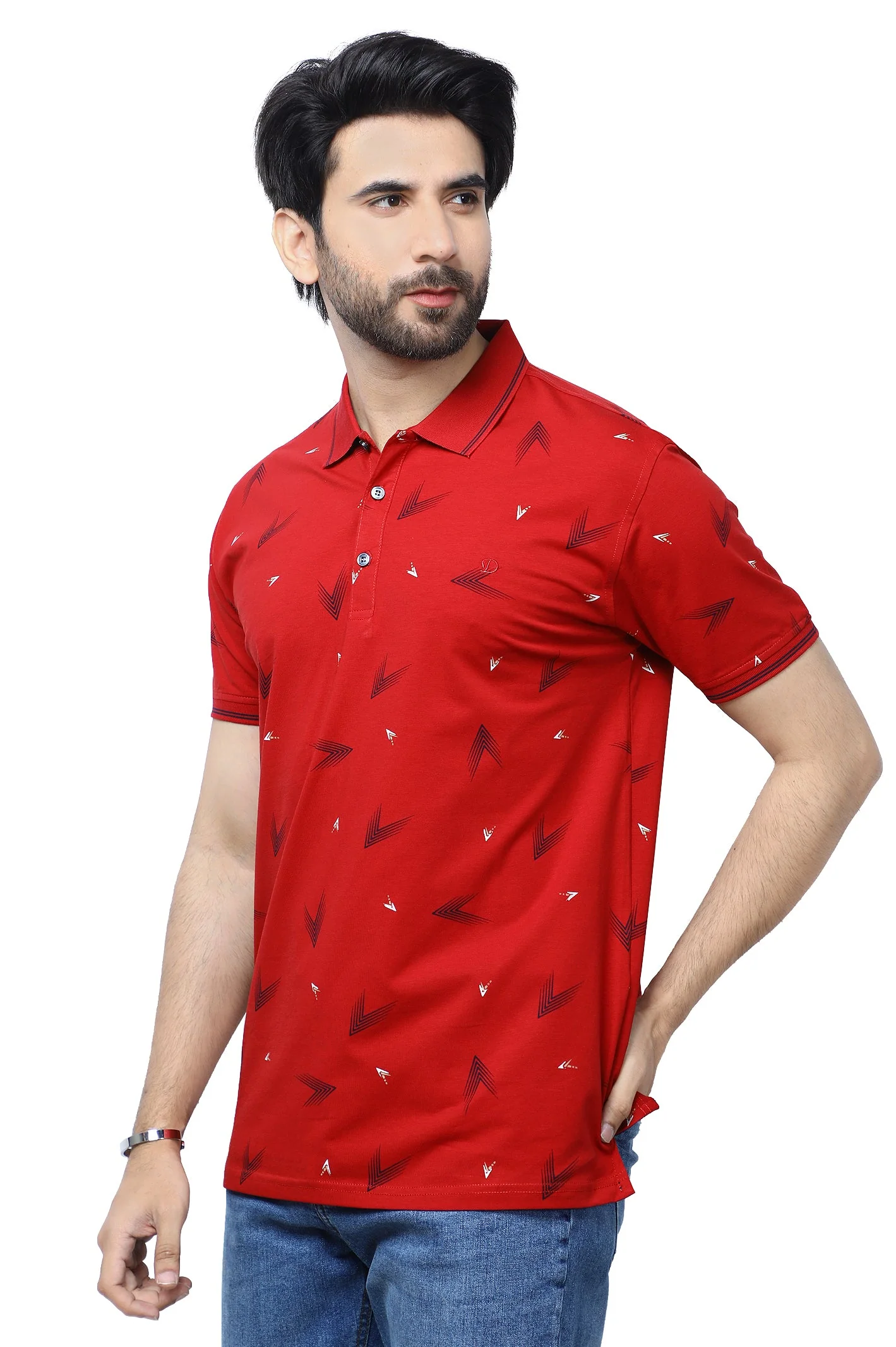 Printed Polo Shirt - Image 2