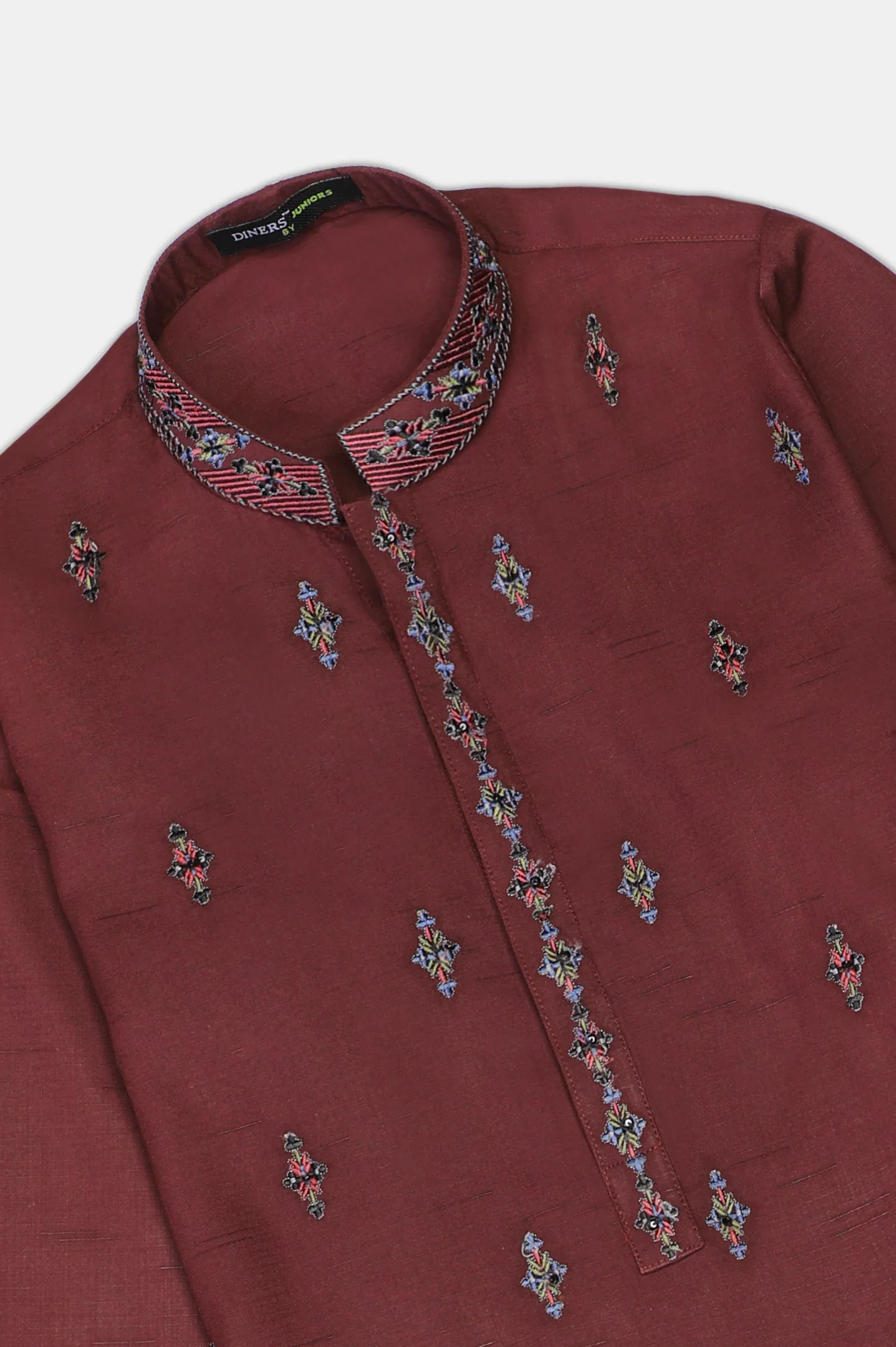 Dark Purple Boys Kurta Pajama - Image 2