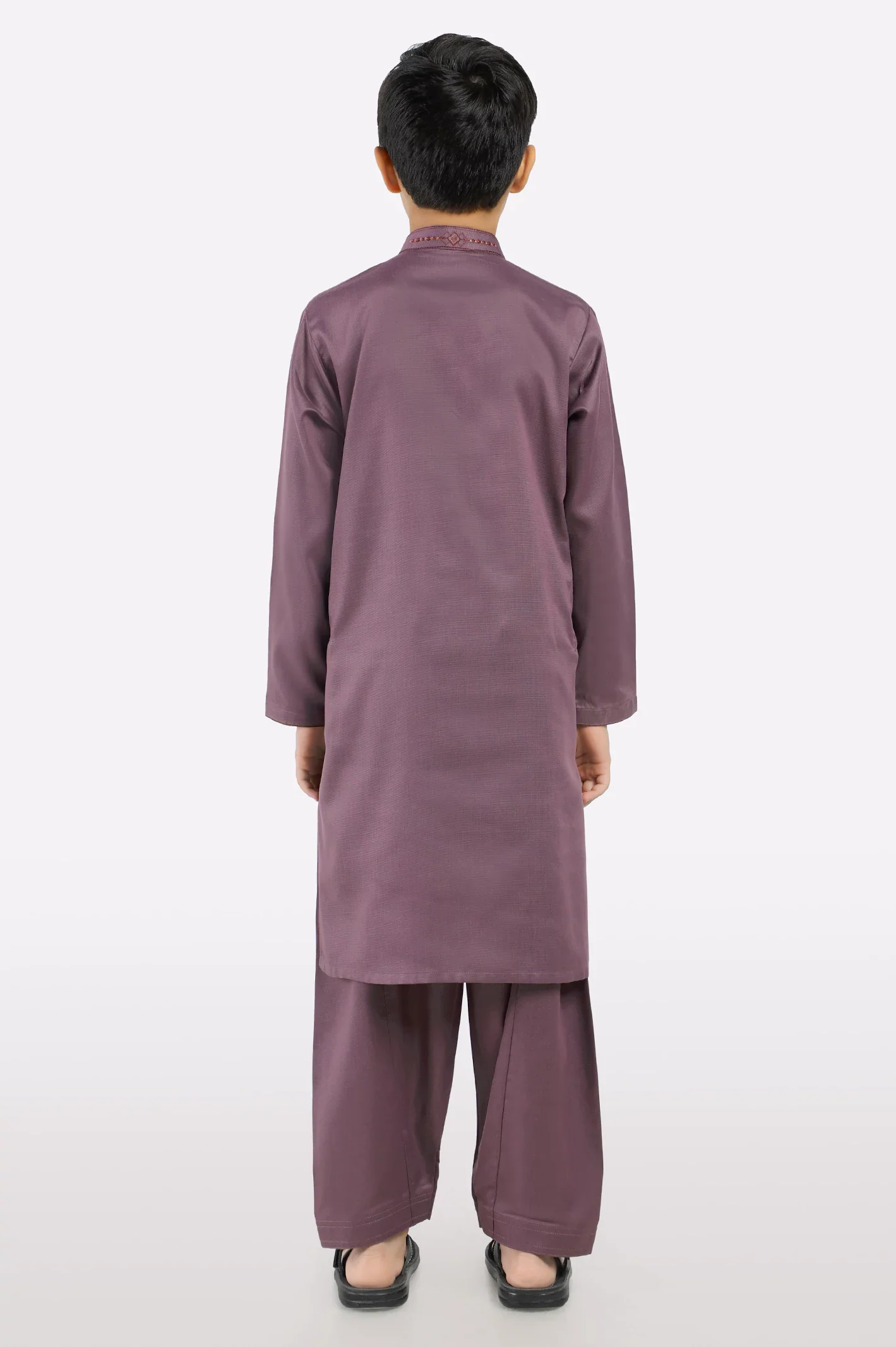 Light Purple Boys Kameez Shalwar - Image 4