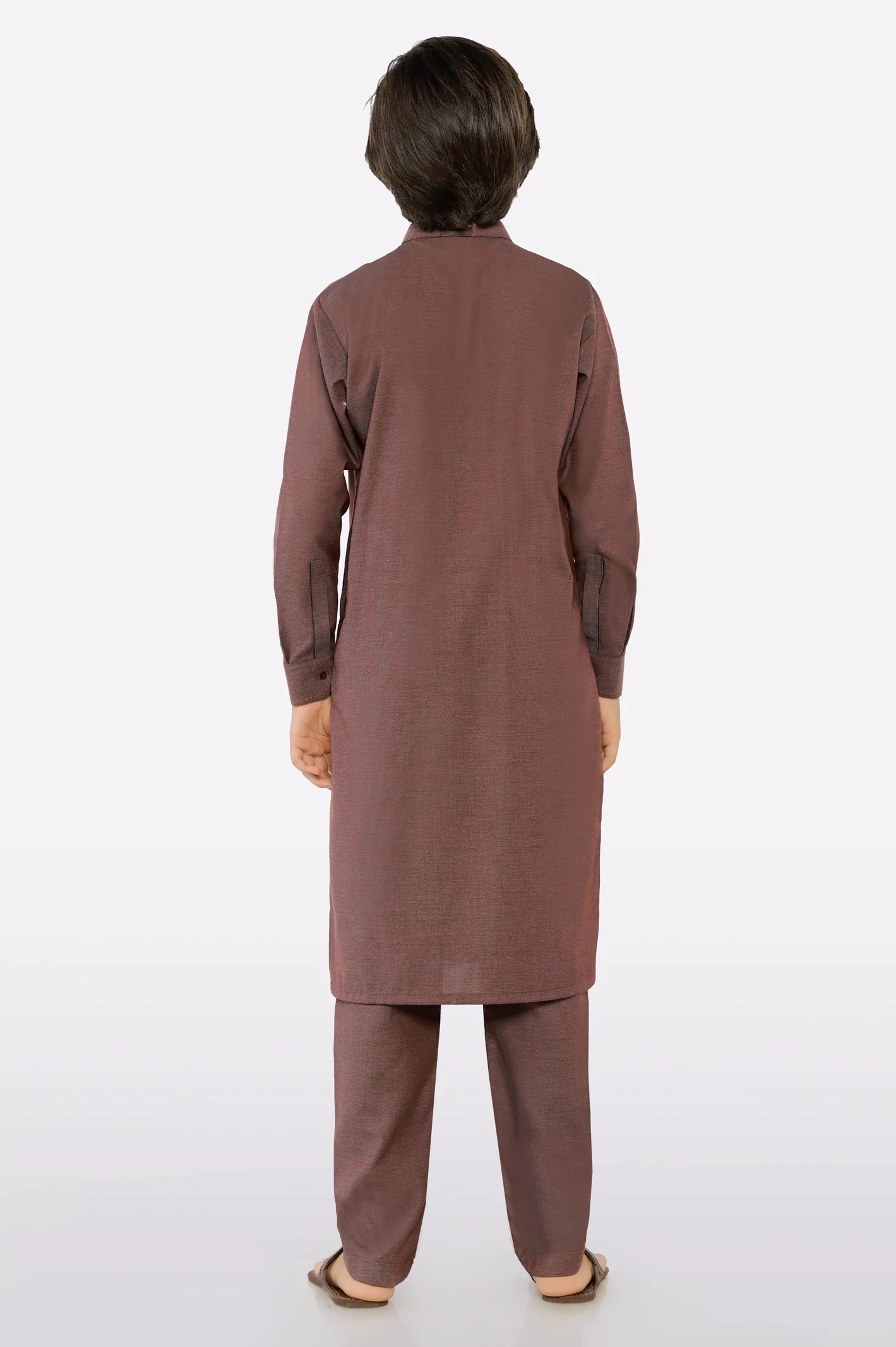 Dark Purple Boys Kurta Pajama - Image 4