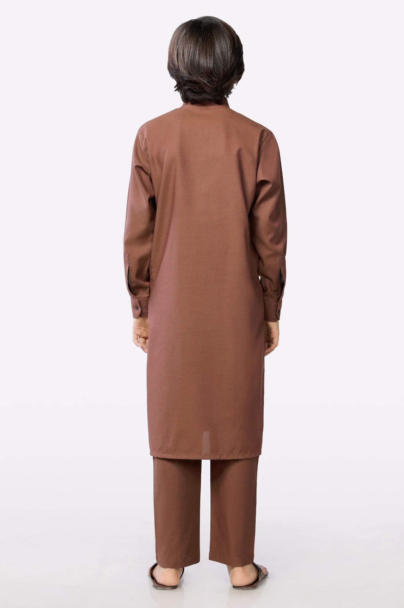 Rust Boys Kurta Pajama - Image 4