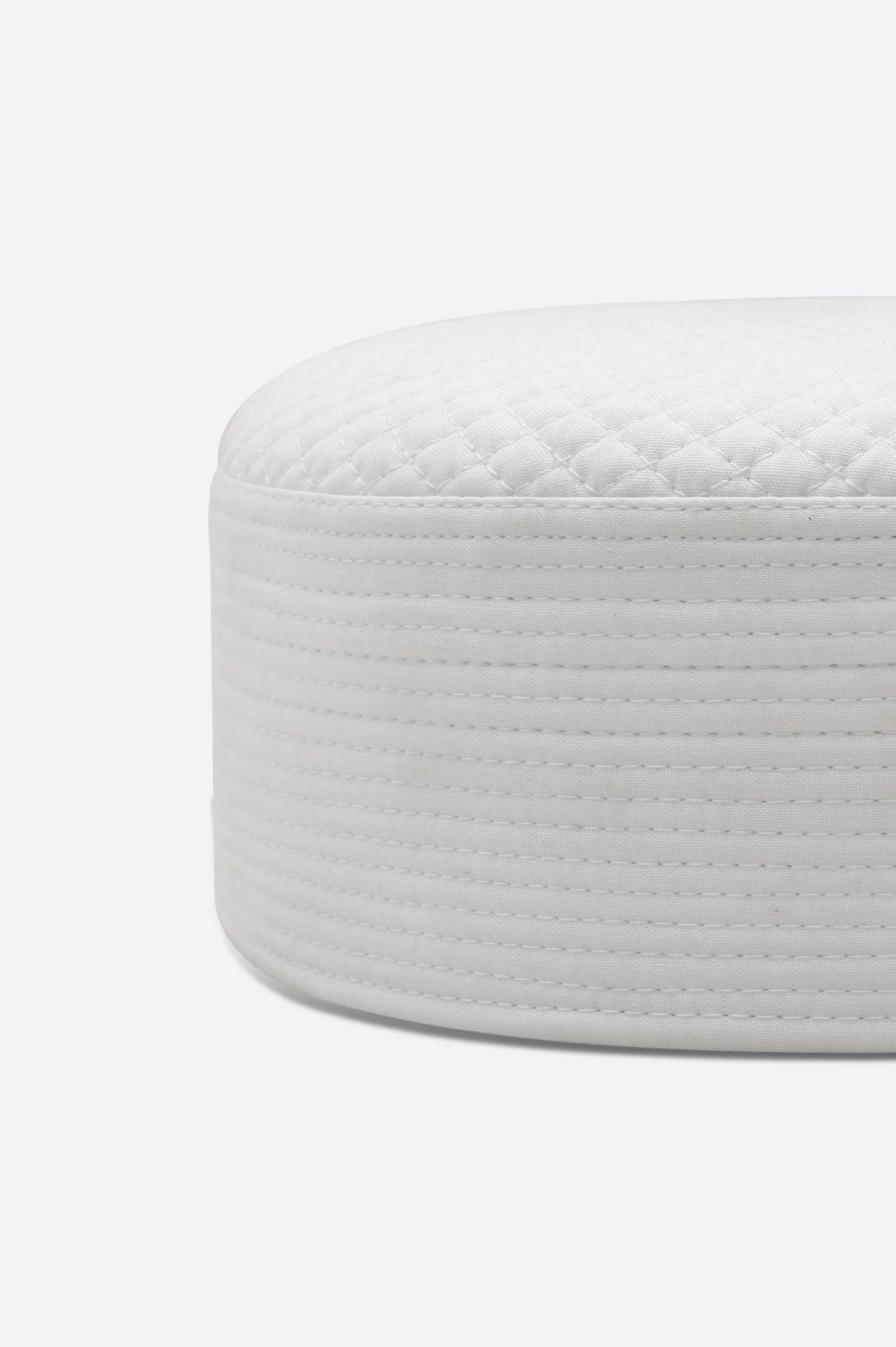 White Kufi Cap For Men - Image 2