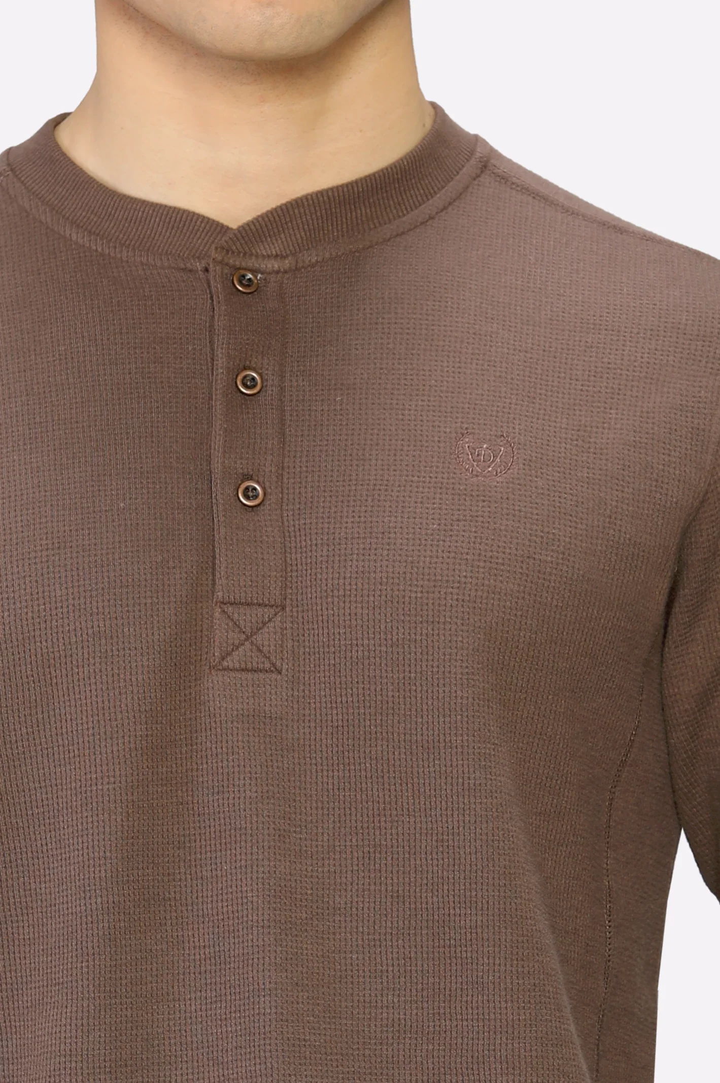 Brown Full Sleeves T-Shirt - Image 3