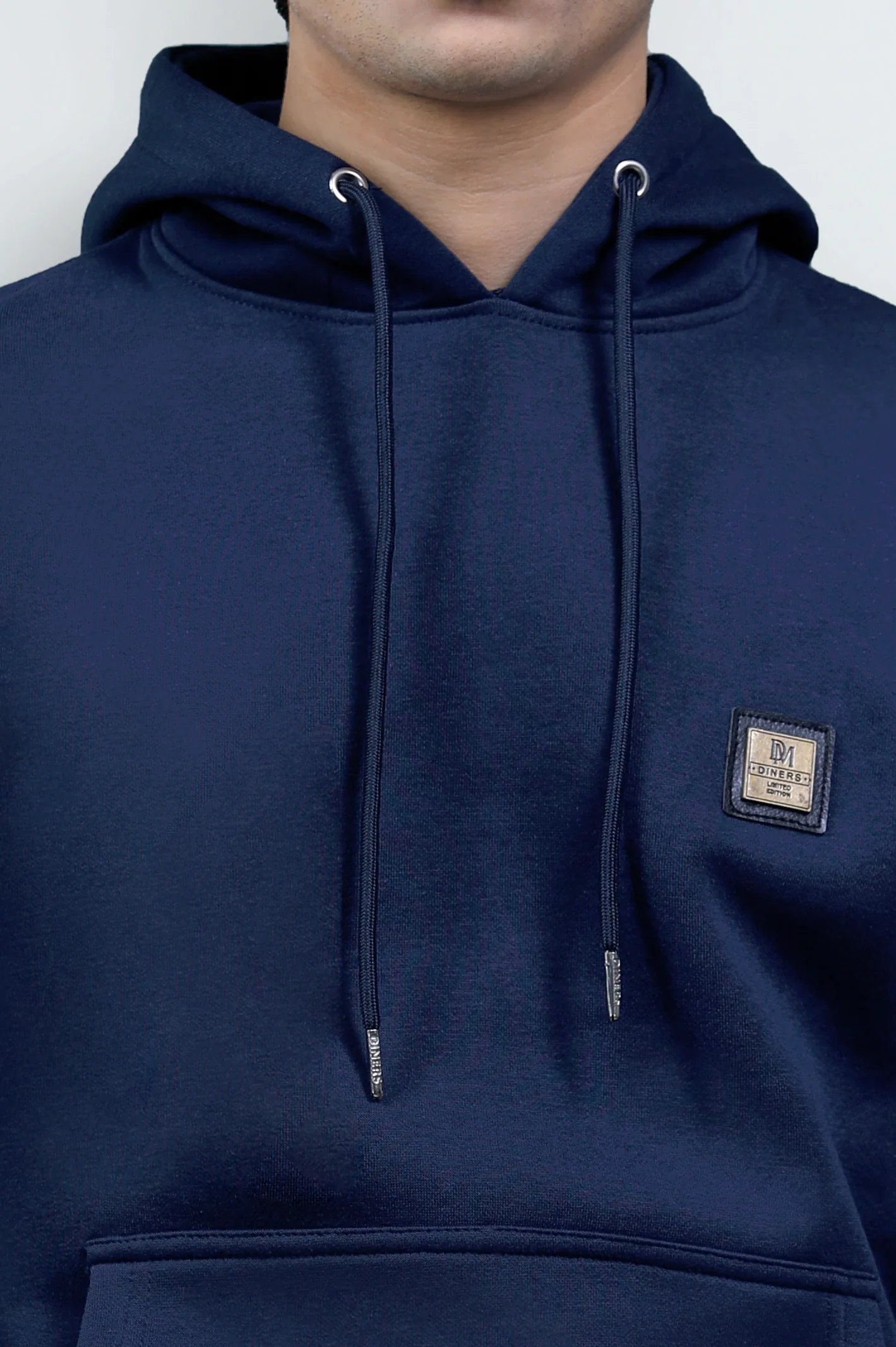 Navy Blue Pullover Hoodie - Image 3