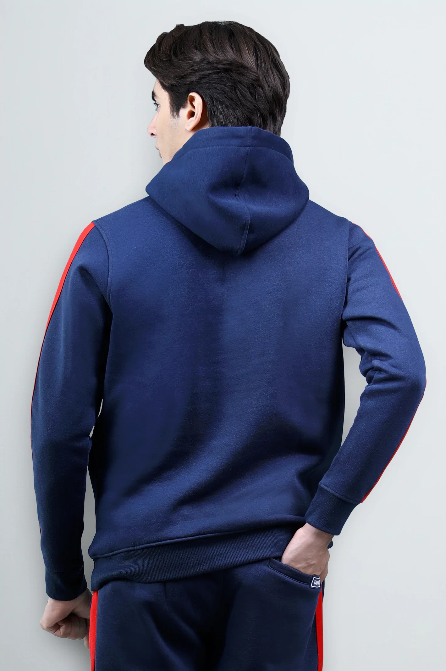 Navy Blue Pullover Hoodie - Image 5