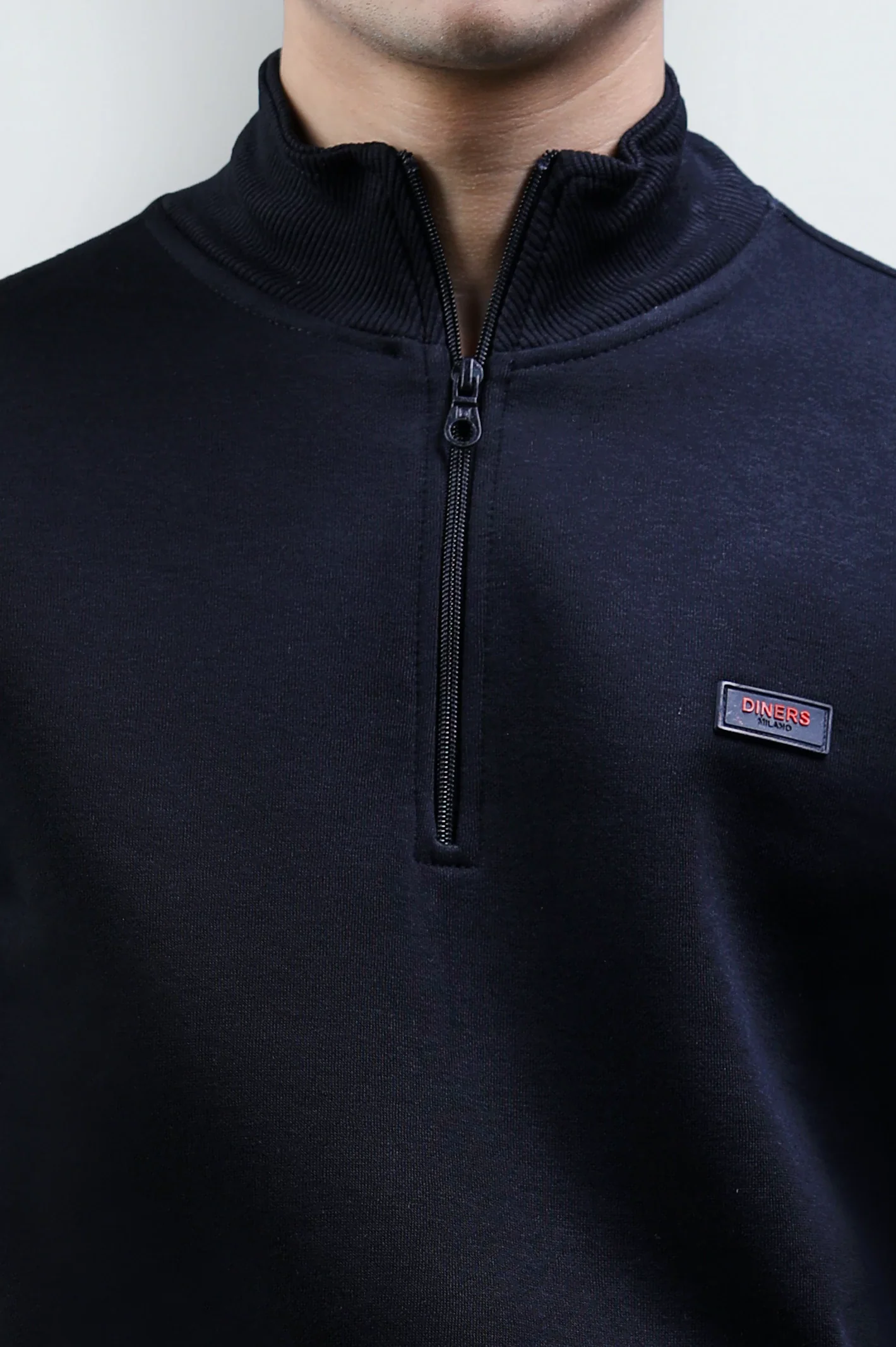 Black Quarter Zip Sweatshirt - Image 3