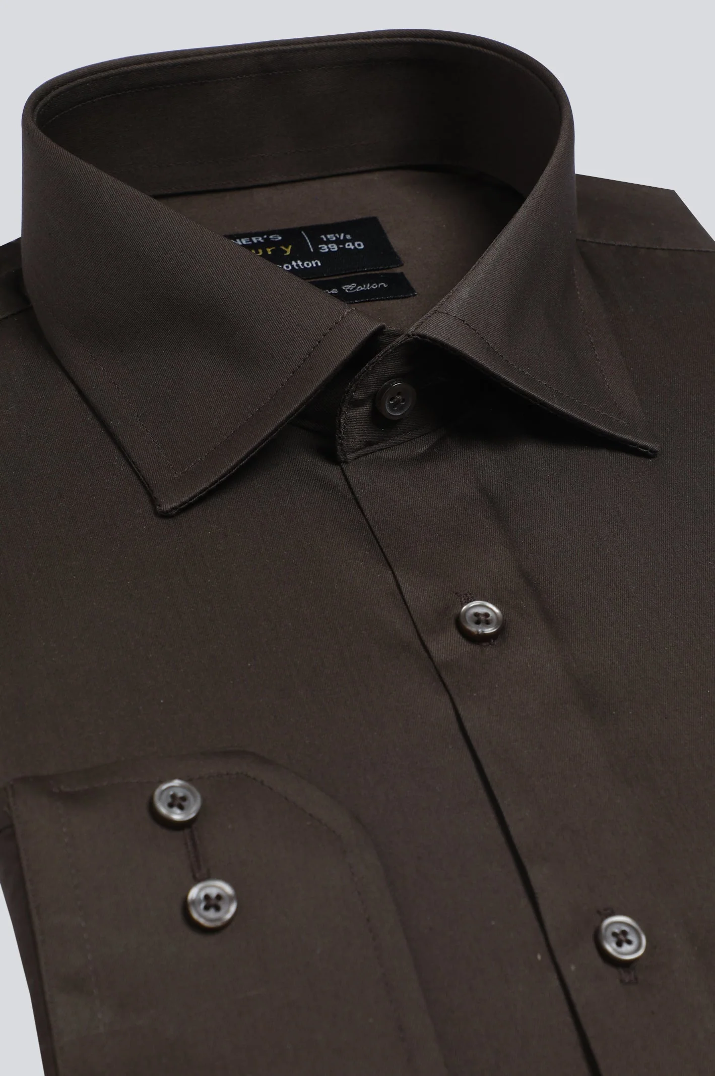 Brown Formal Shirt - Image 2