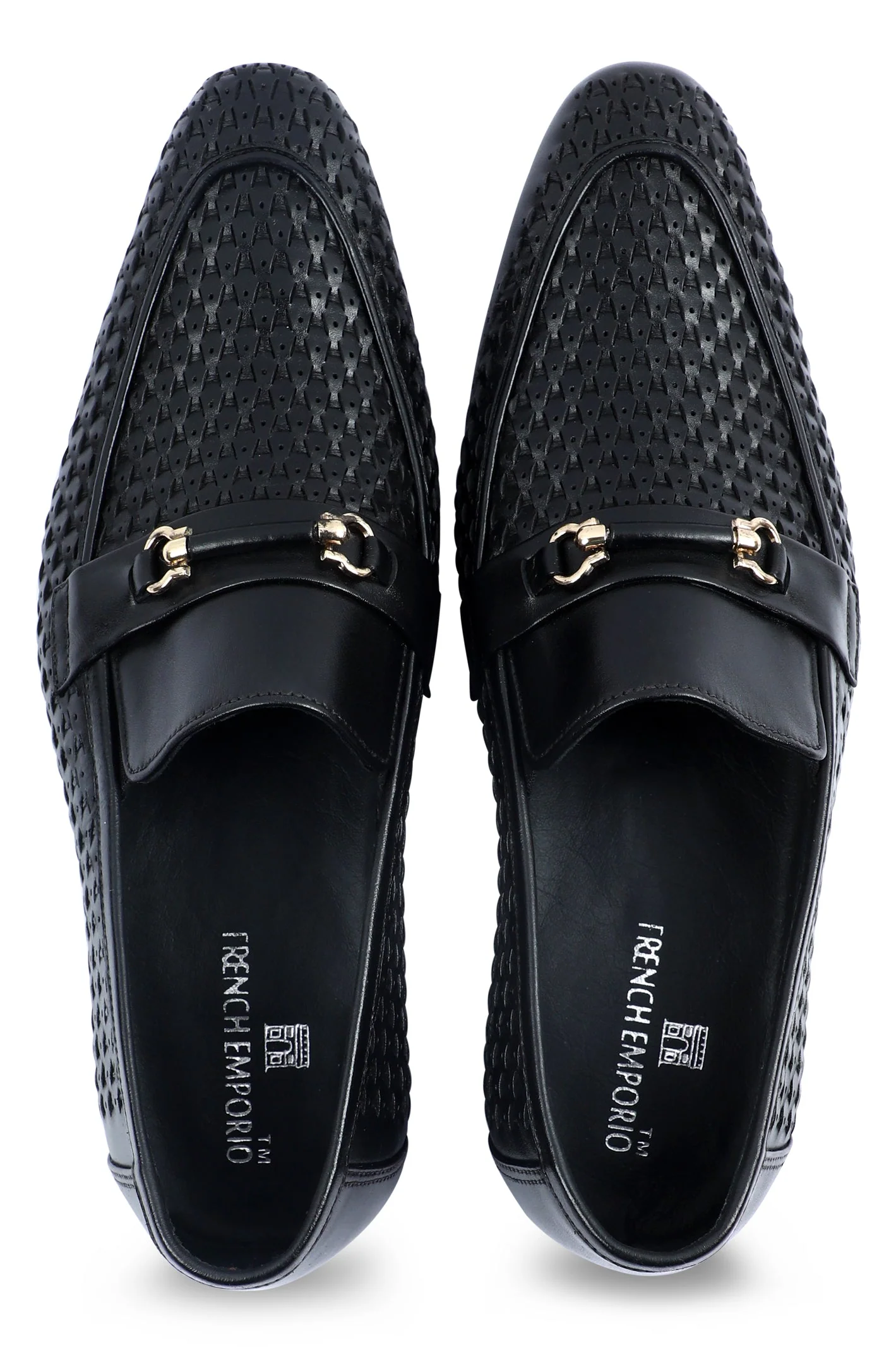 Formal Shoes For Men in Black SKU: SMF-0195-BLACK - Image 4