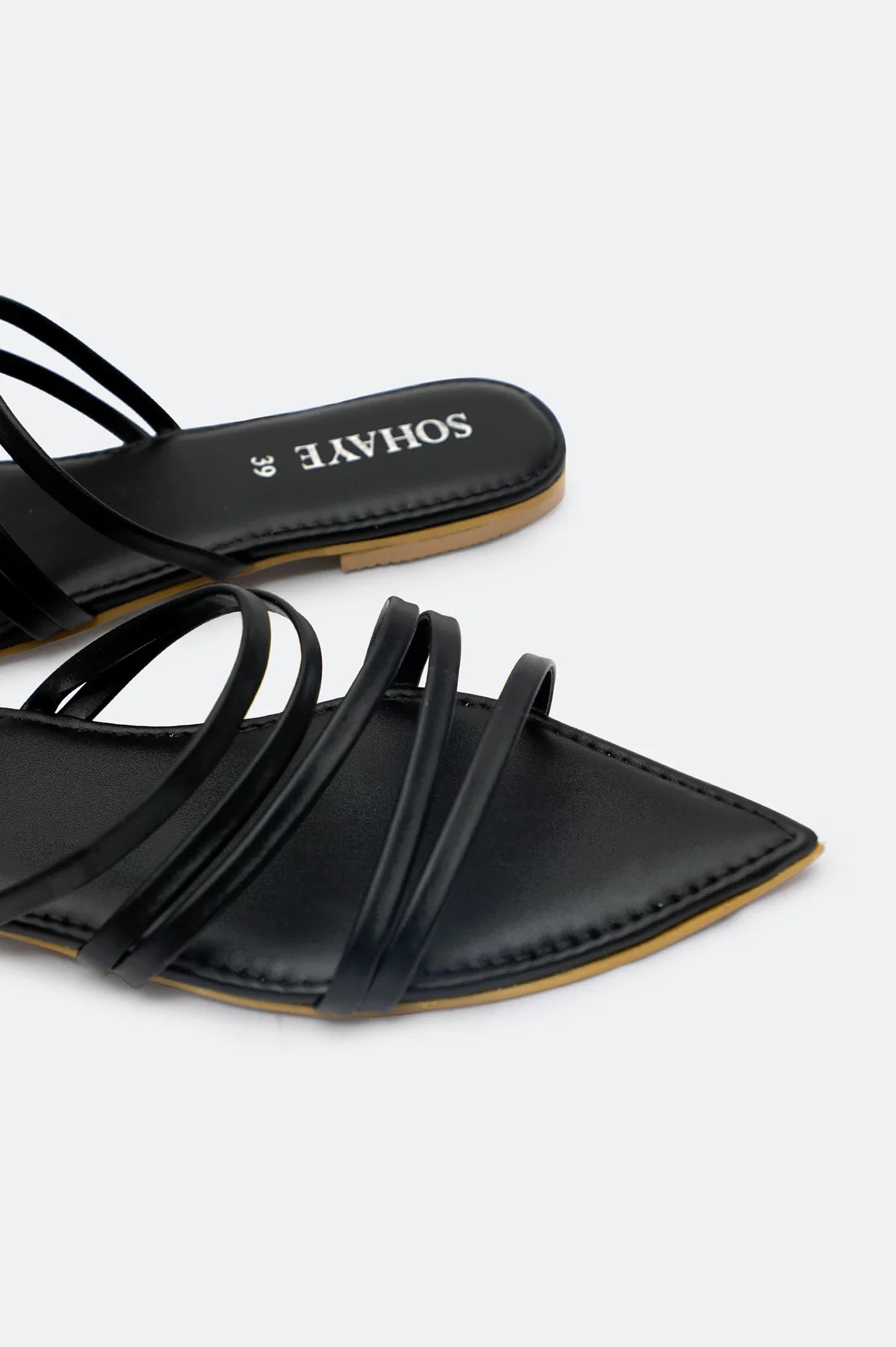 Black Ladies Casual Slippers - Image 2