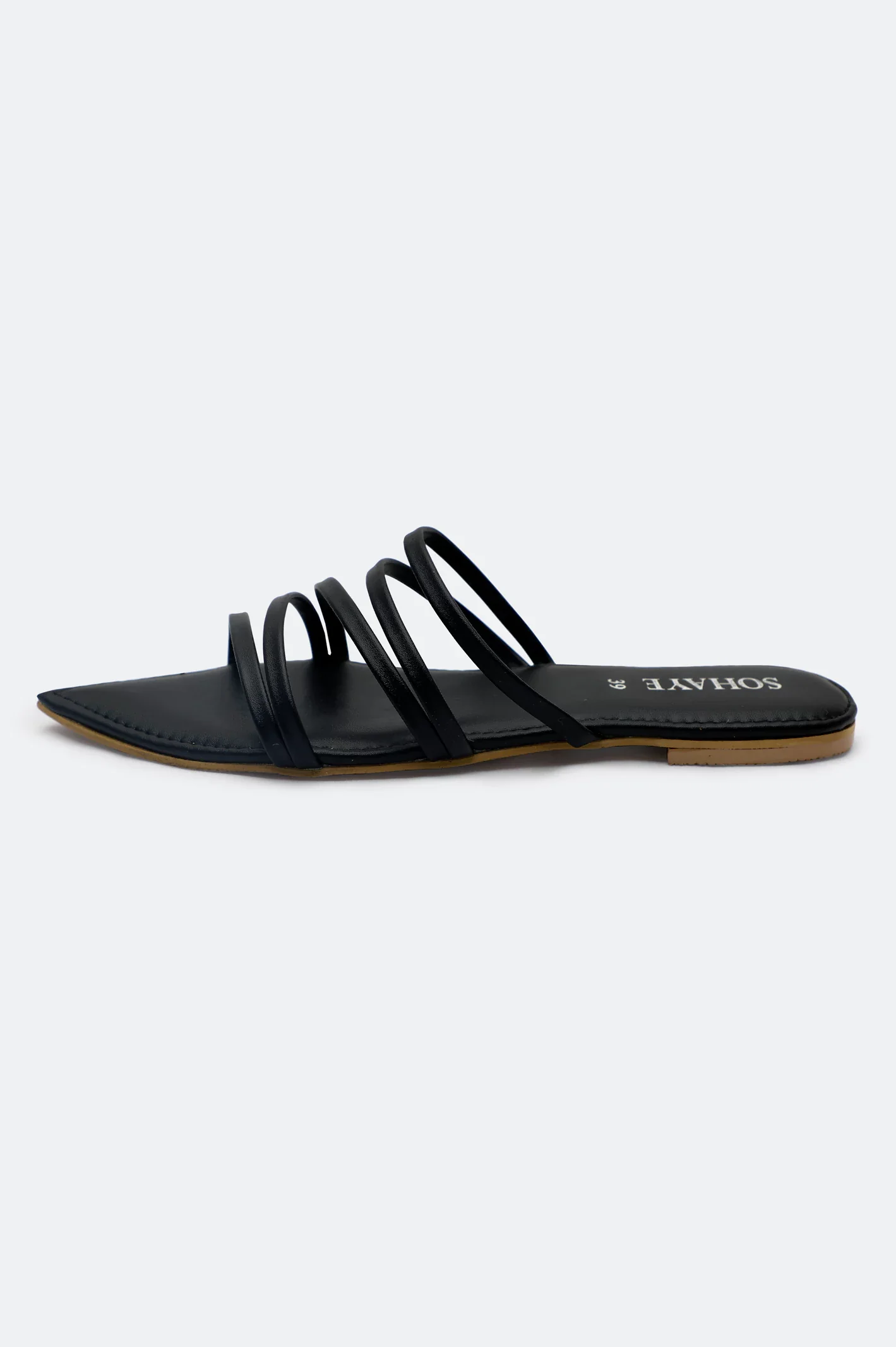 Black Ladies Casual Slippers - Image 3
