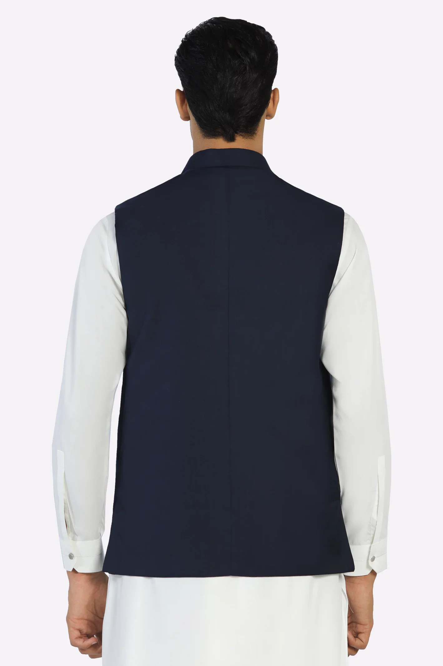 Dark Blue Waistcoat - Image 3