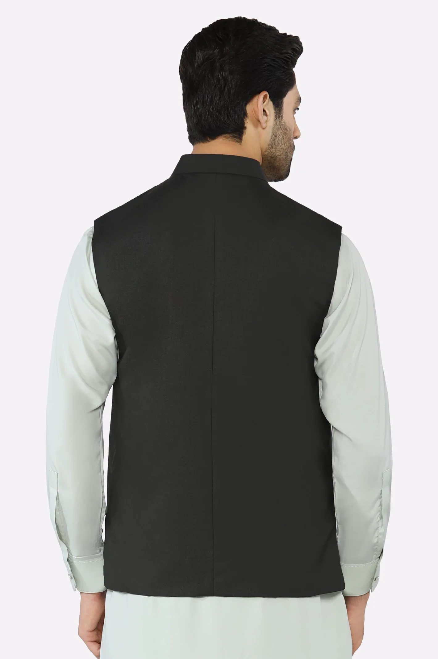 Dark Green Waistcoat - Image 3