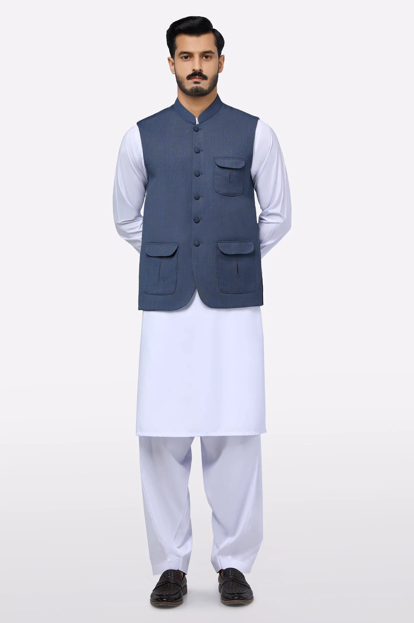 Blue Waistcoat - Image 2