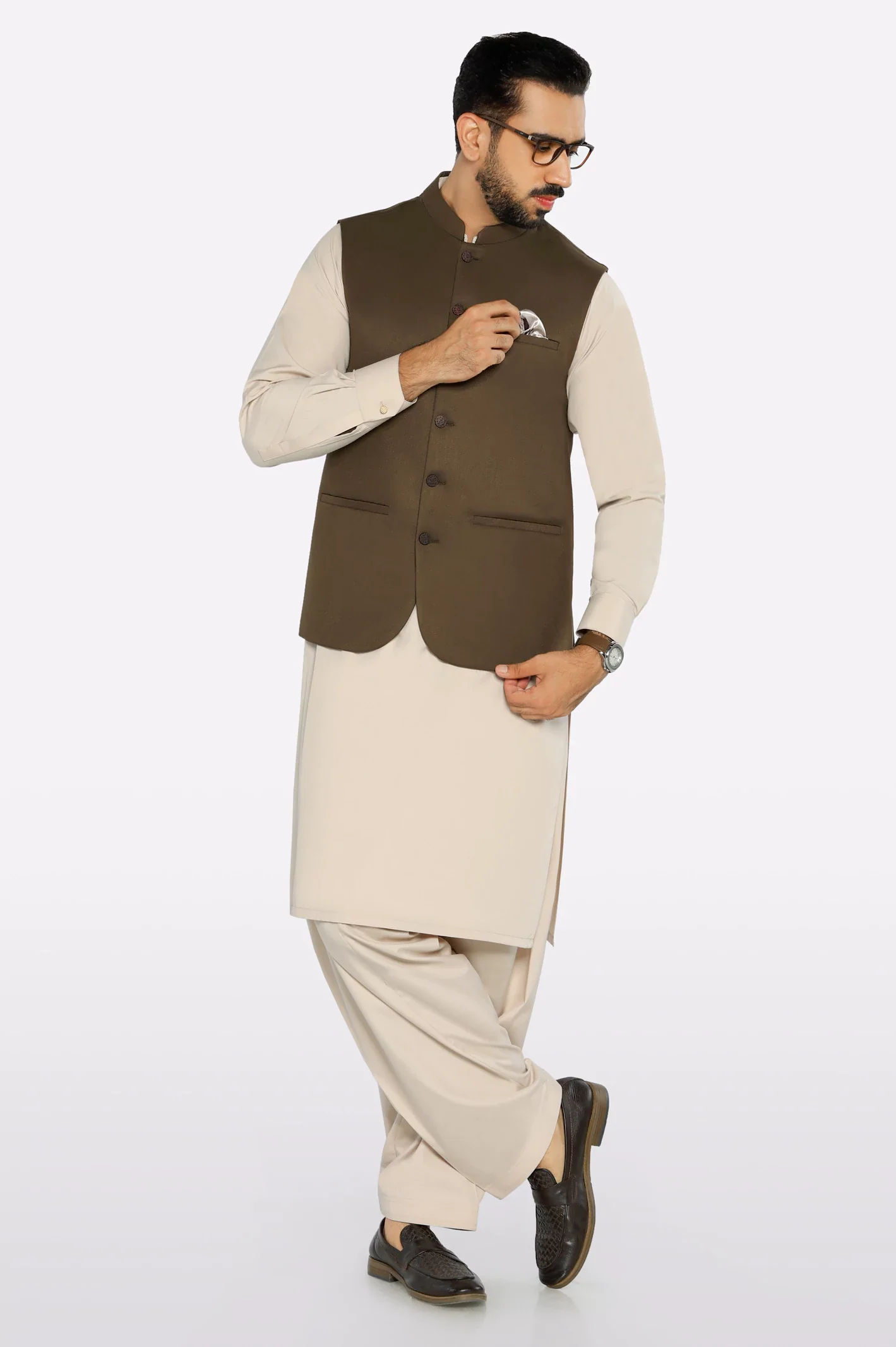Brown Waistcoat - Image 2