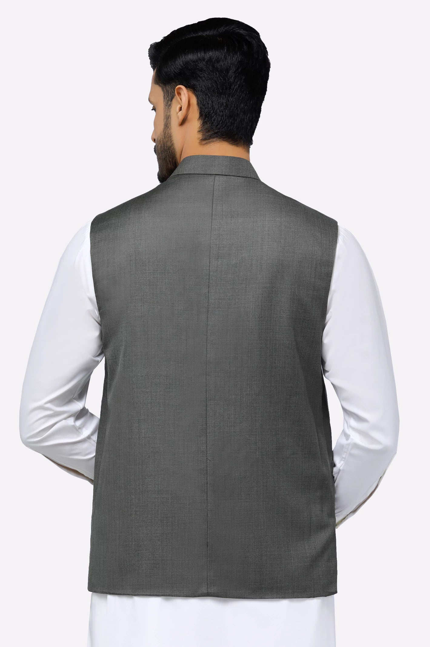 Dark Green Waistcoat - Image 3