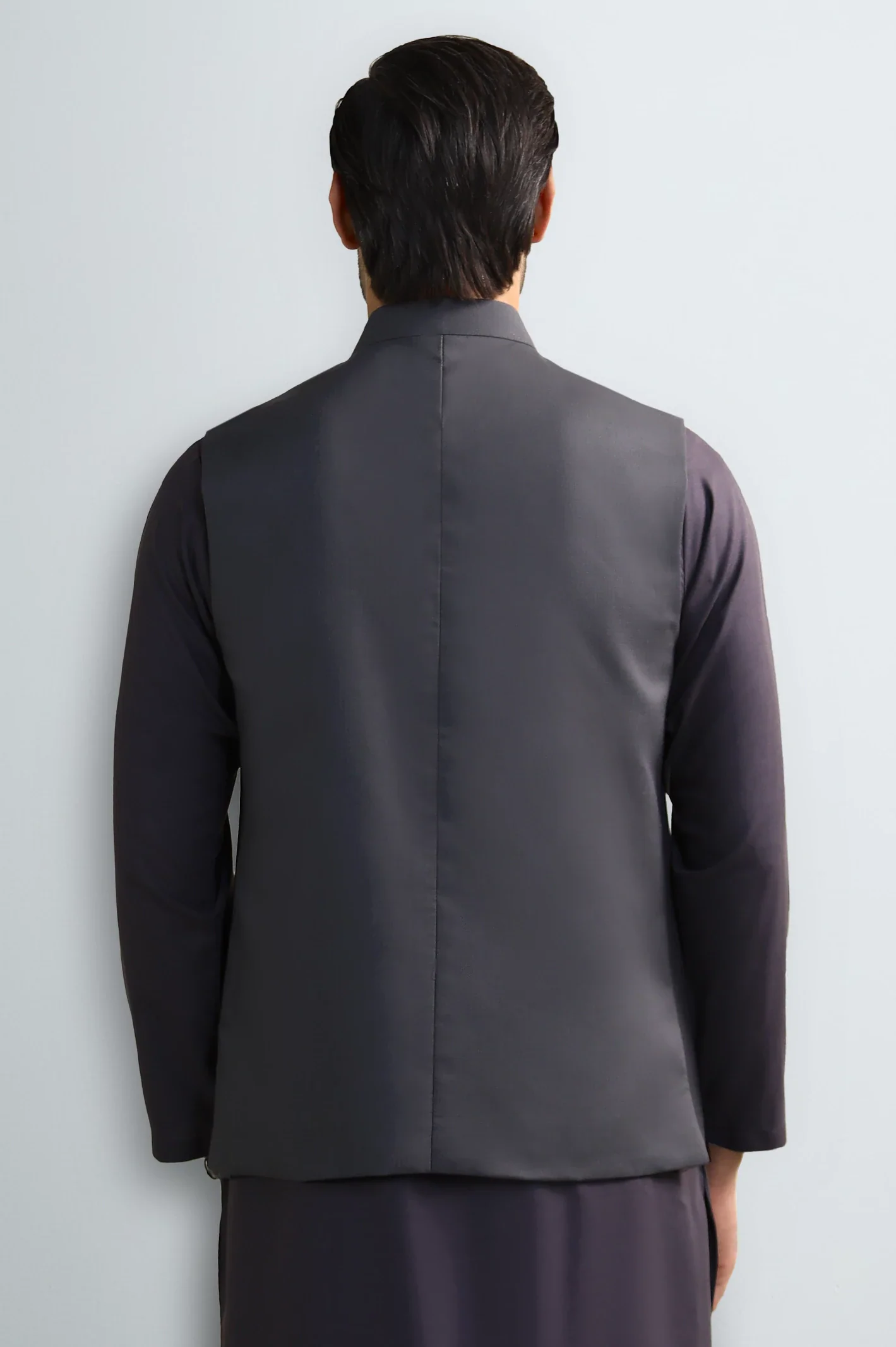 Dark Grey Waistcoat - Image 3