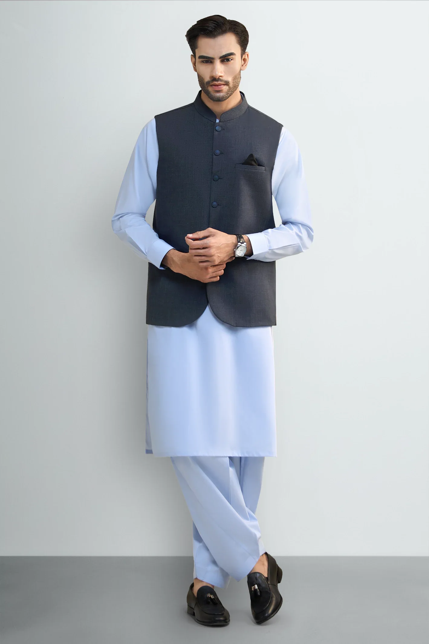 Blue Waistcoat - Image 2