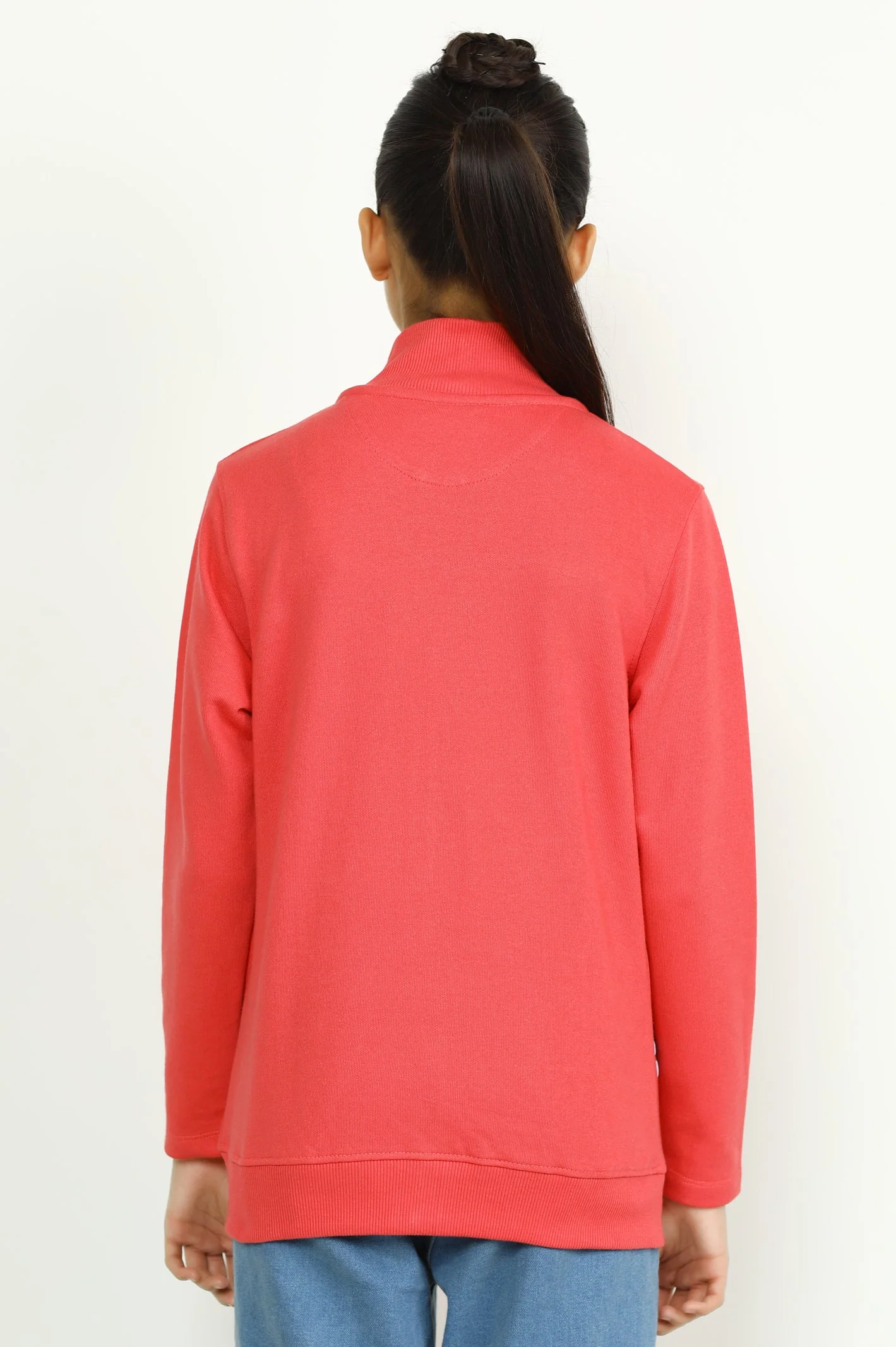 Light Pink Girls Sweatshirt - Image 4