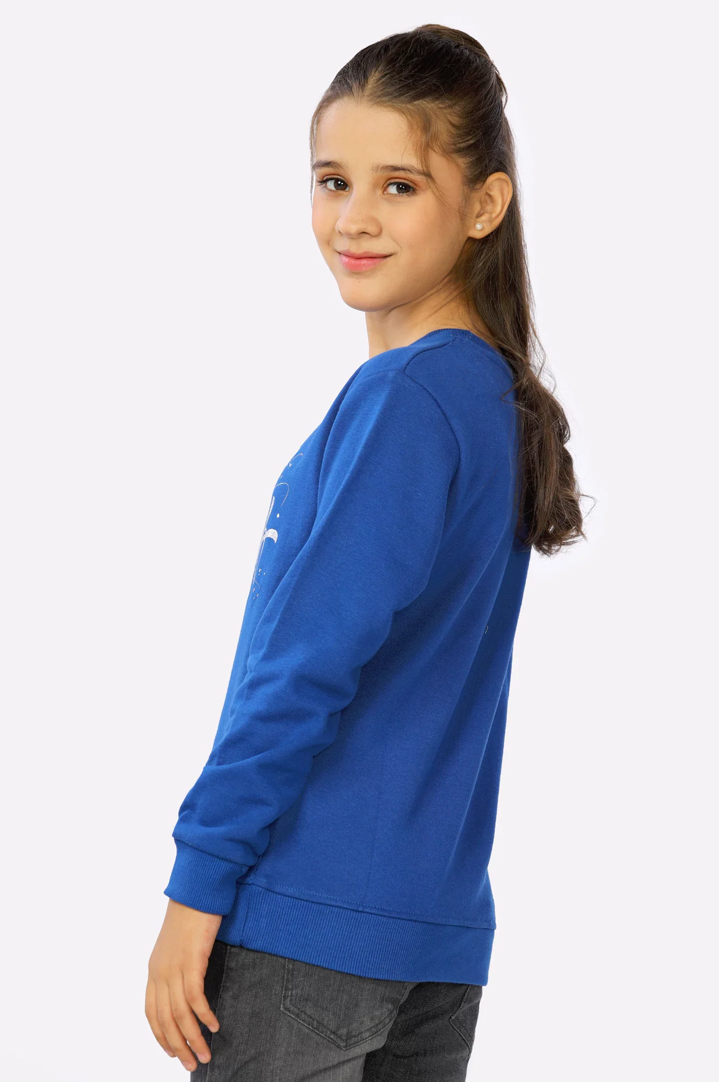 Girls Sweatshirt SKU: KGP-0017-ROYAL BLUE - Image 4