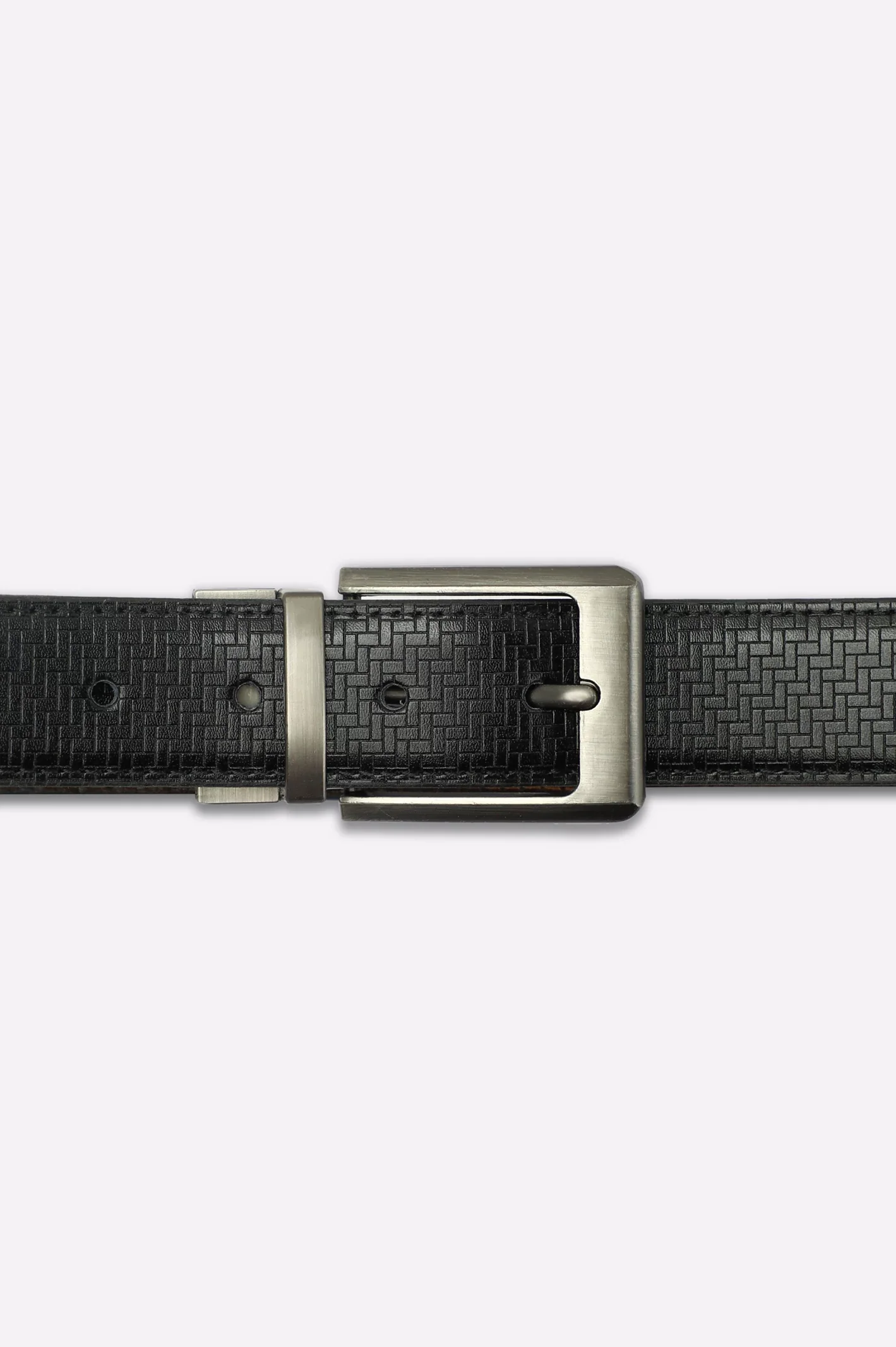Black & Brown Men's Belt - Image 3