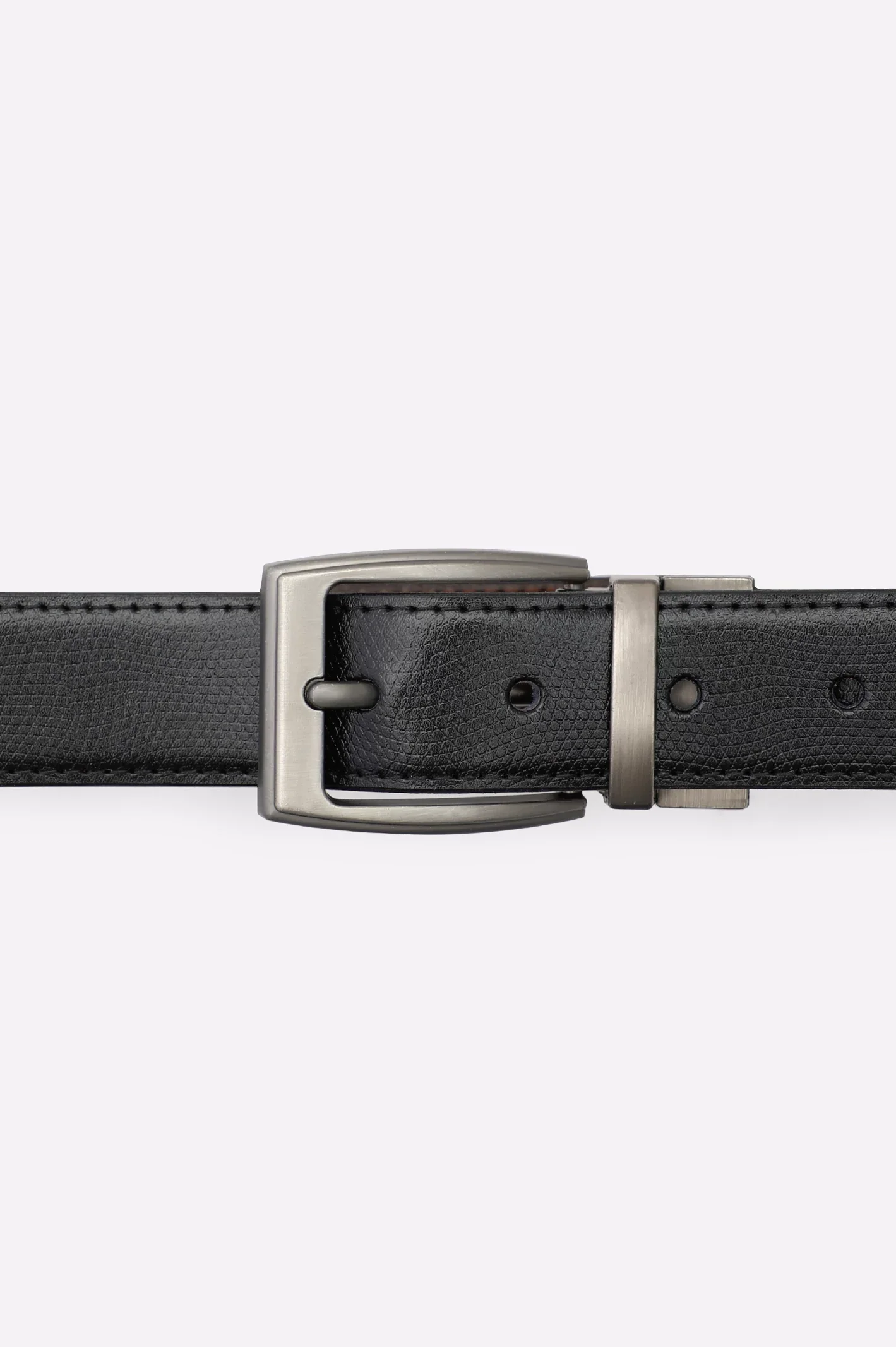 Black & Brown Men's Belt - Image 3