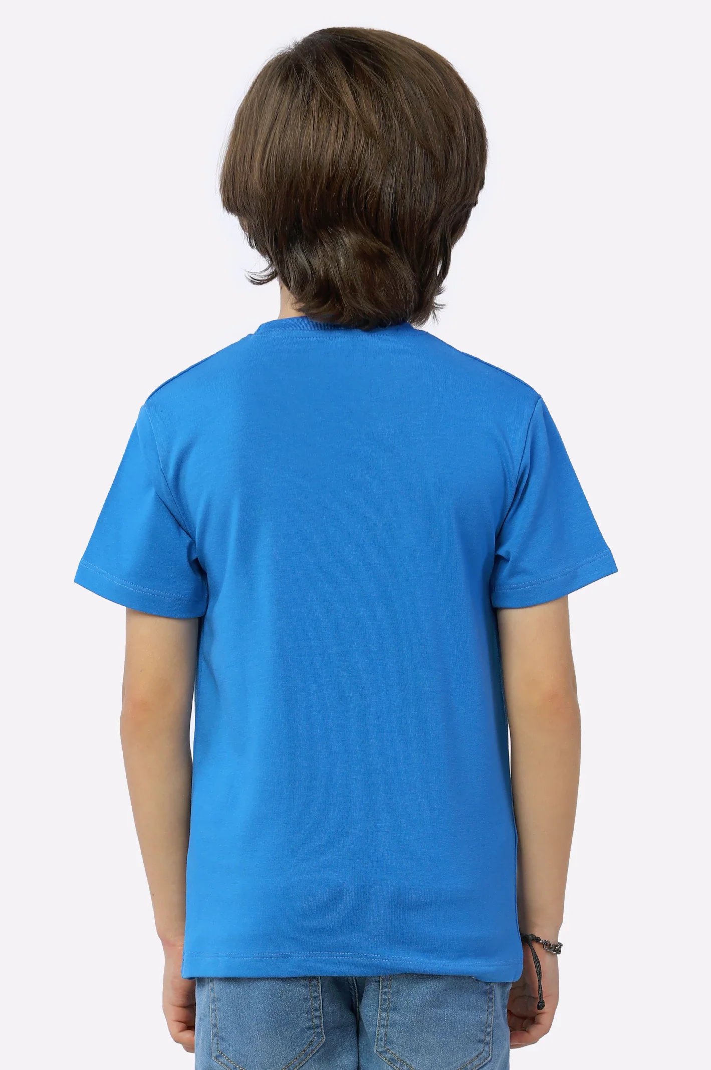 Royal Blue Graphic Printed T-Shirt - Image 3