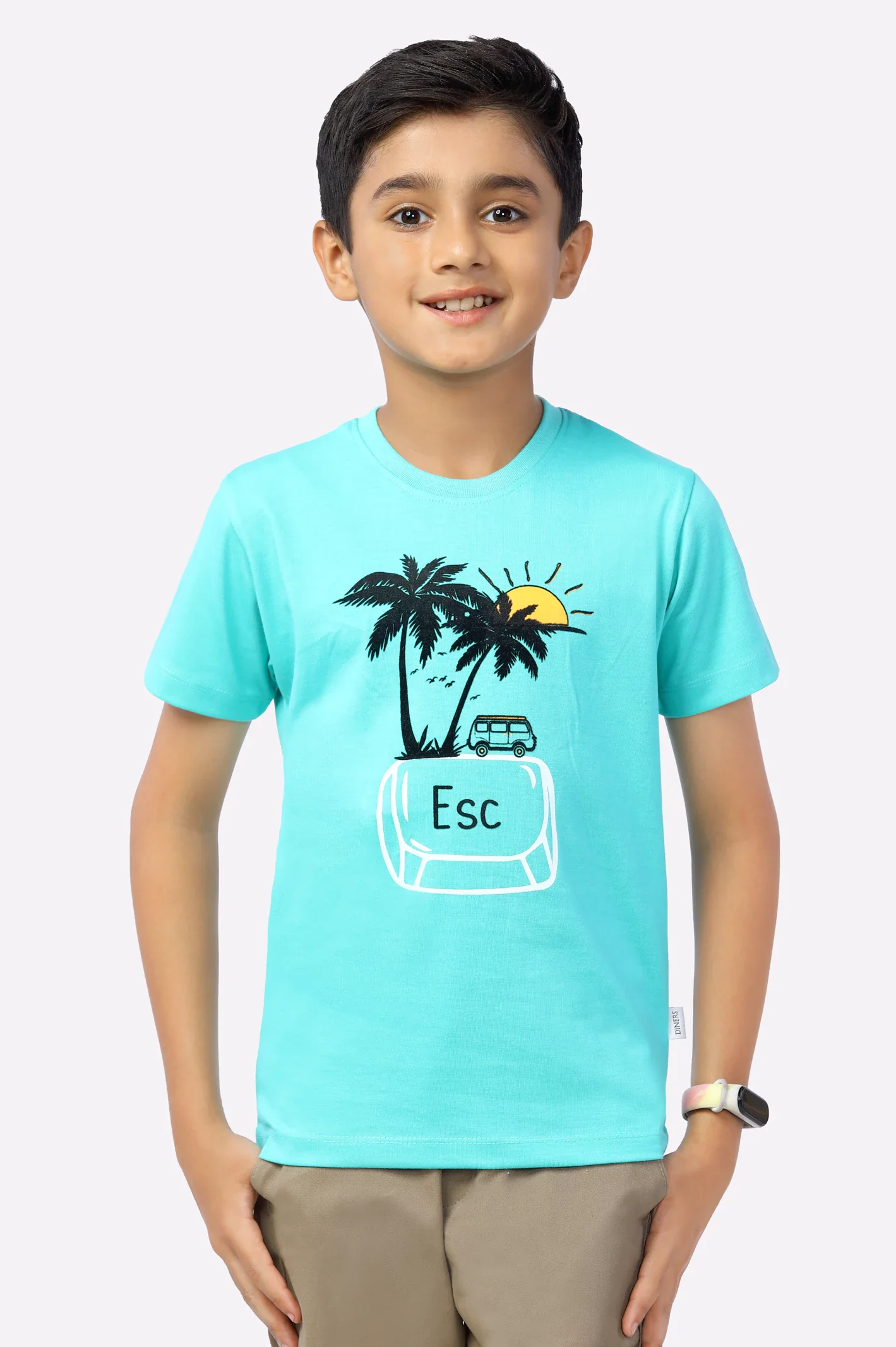 Palm Tree Graphic Print T-Shirt