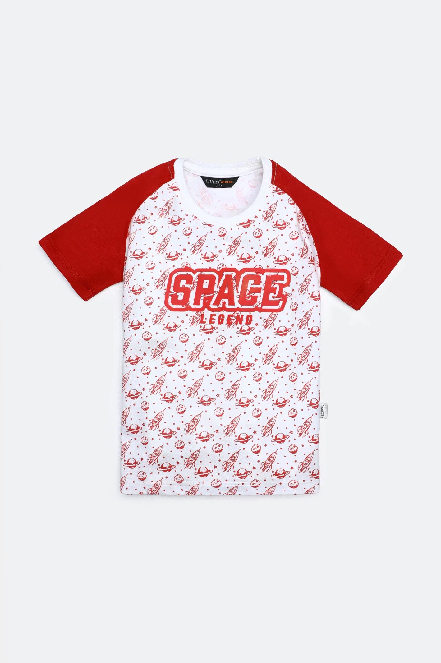 White All Over Printed T-Shirt