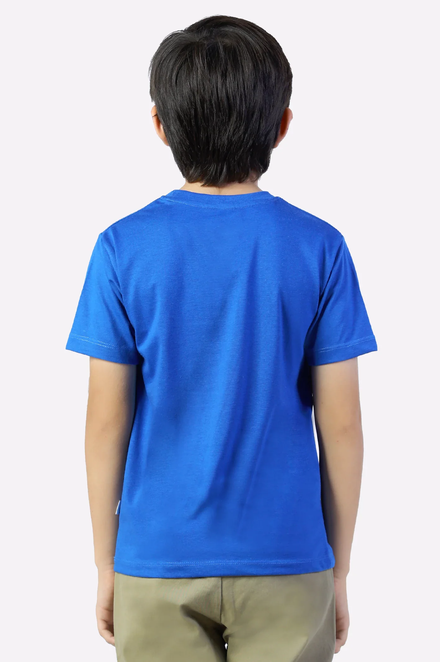 Royal Blue Graphic Print T-Shirt - Image 7