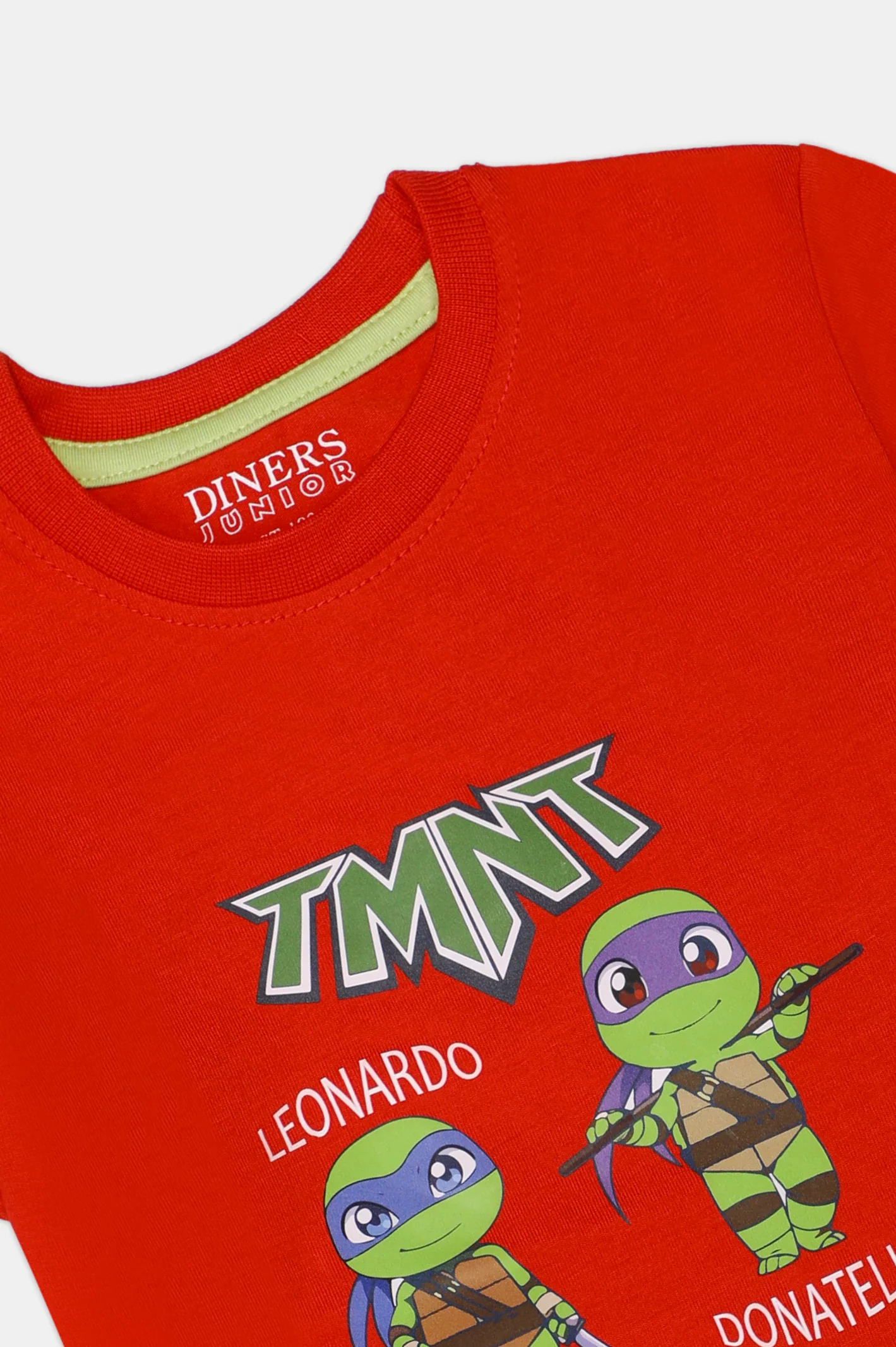 Red Graphic Printed Boys T-Shirt - Image 2