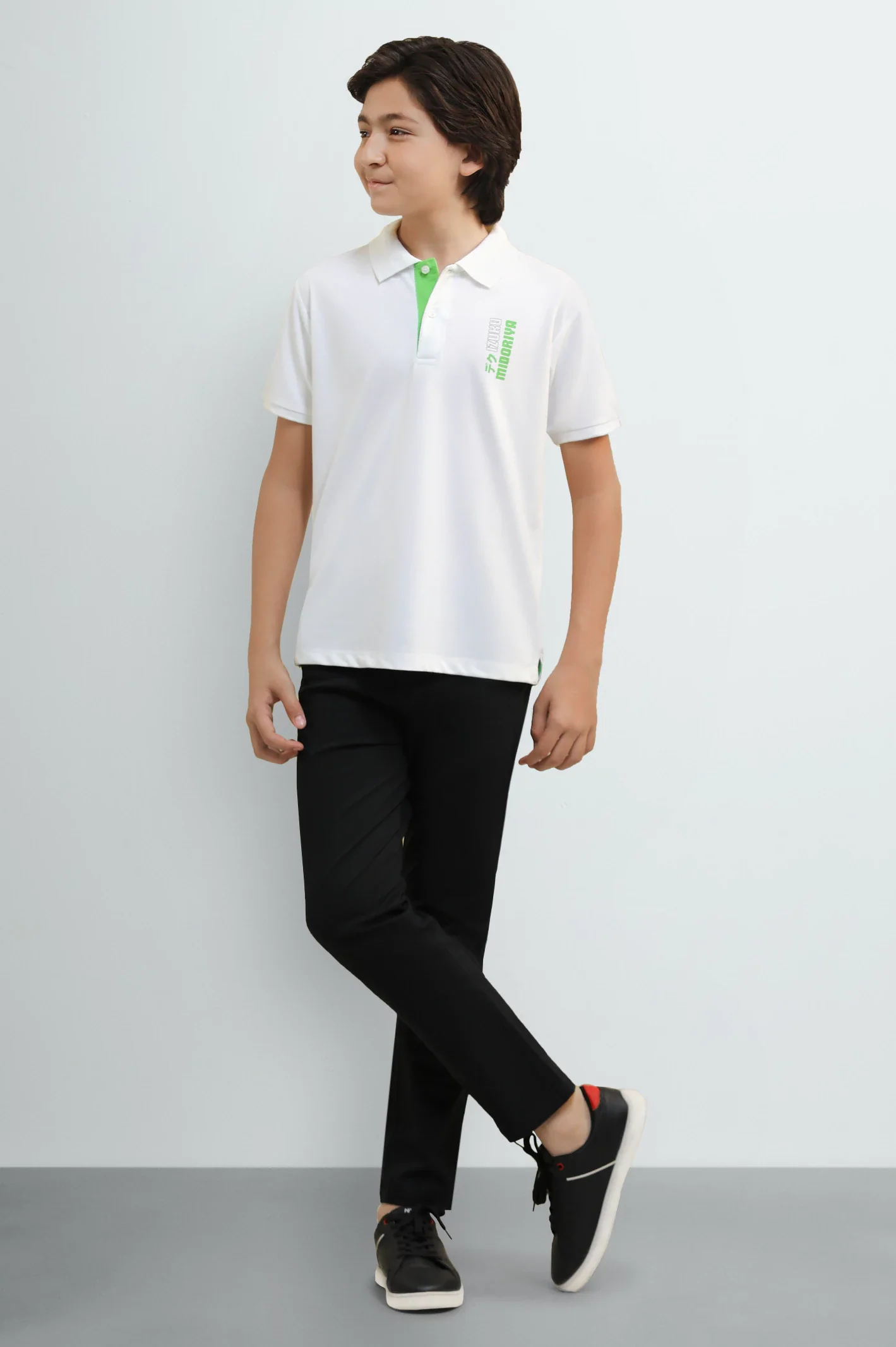 Izuku Graphic Printed Polo - Image 3