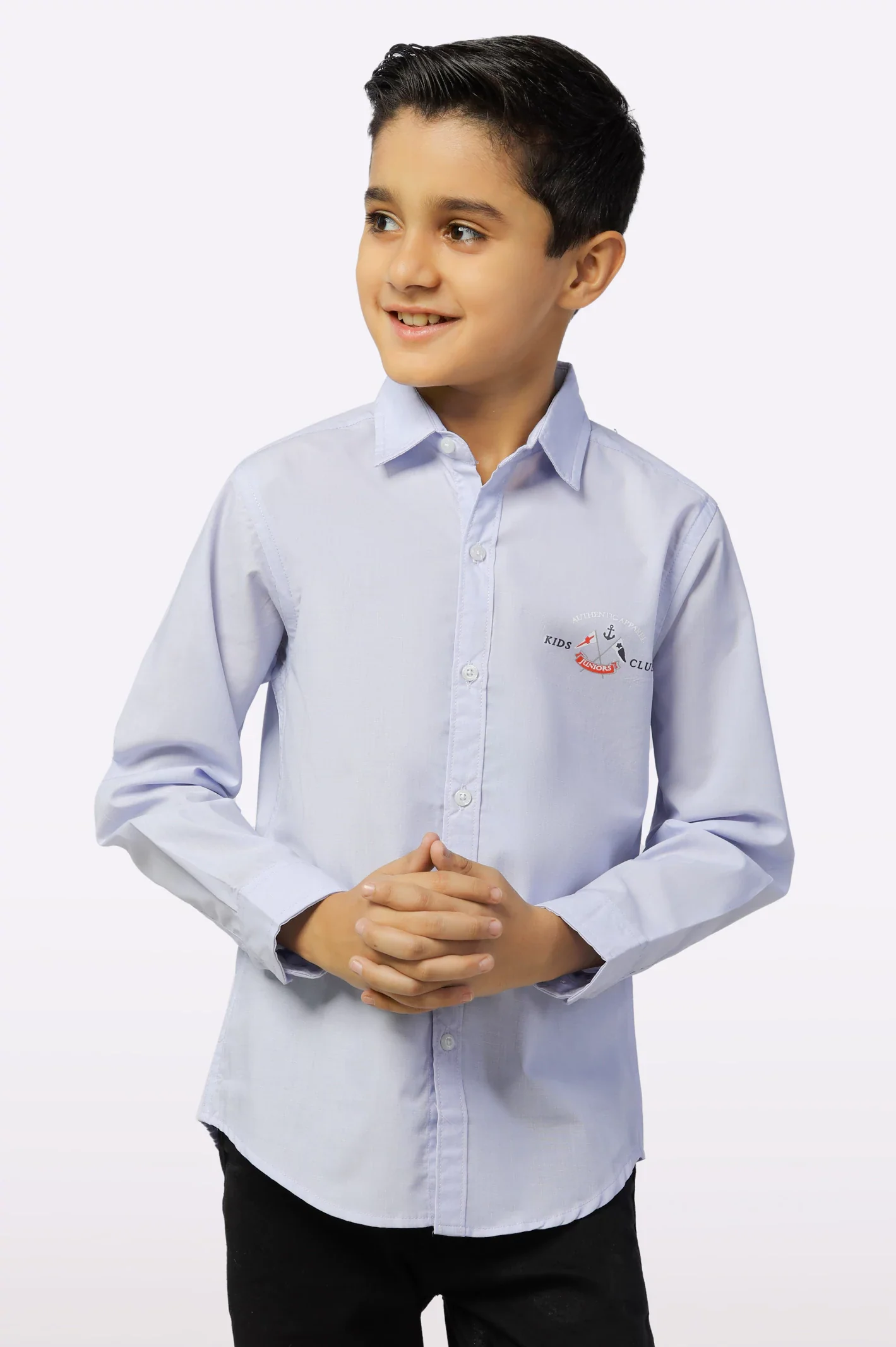 Light Blue Plain Boys Shirt