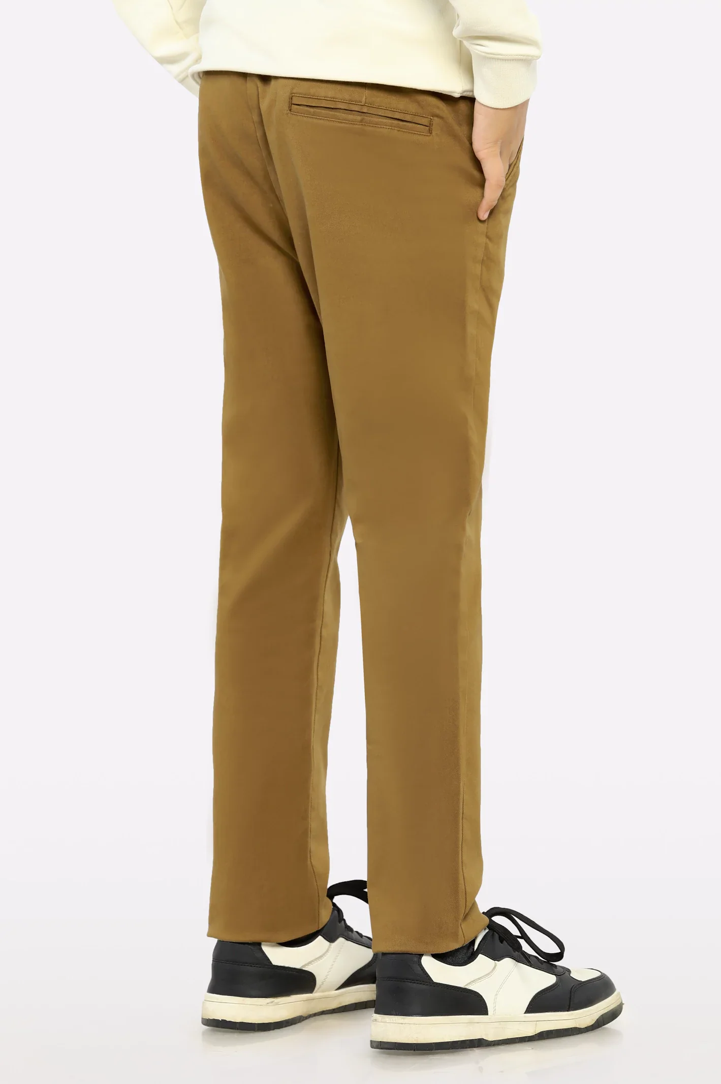Camel Cotton Chino For Boys - Image 3