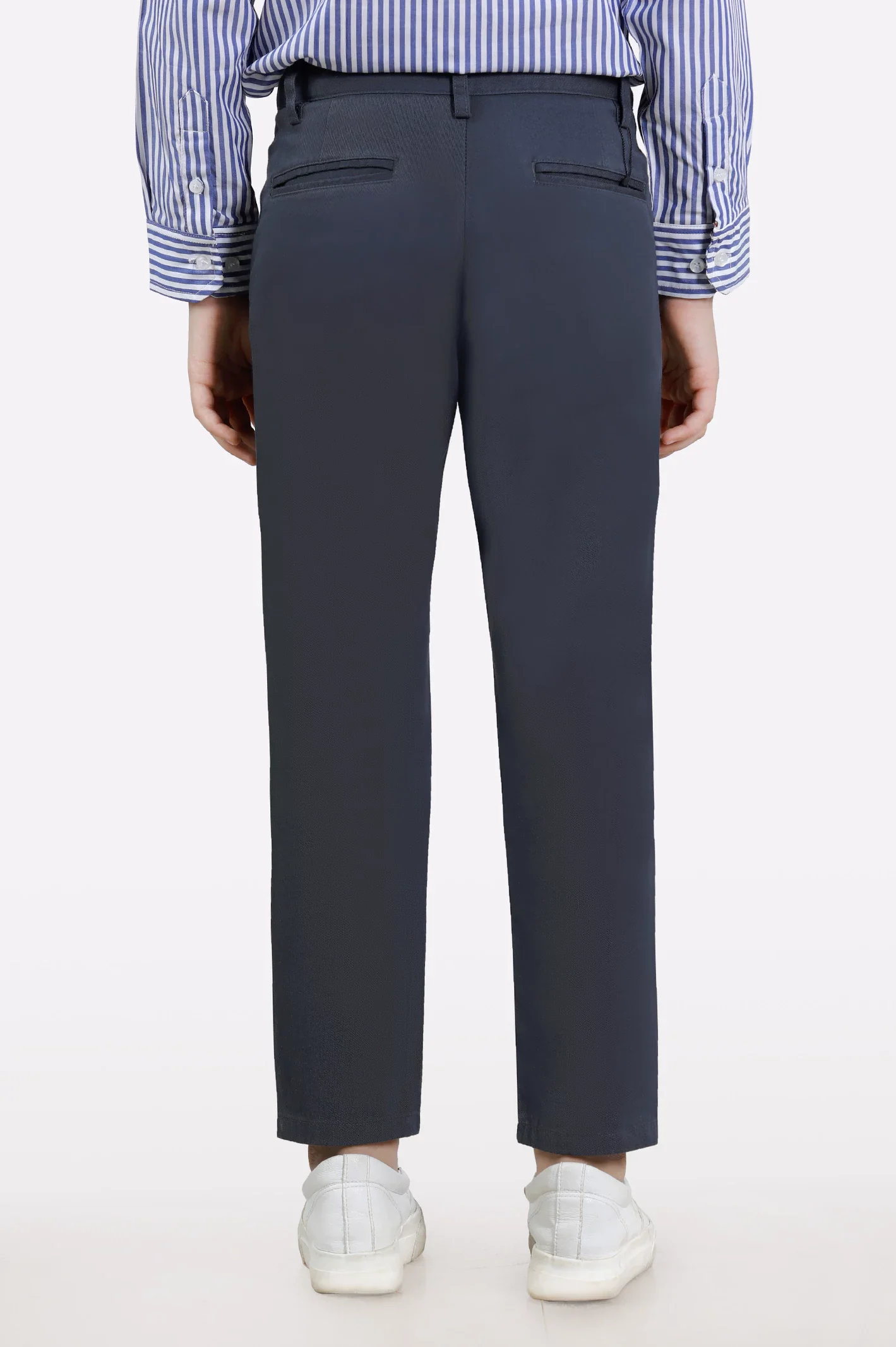 Dark Grey Chinos For Boys - Image 3