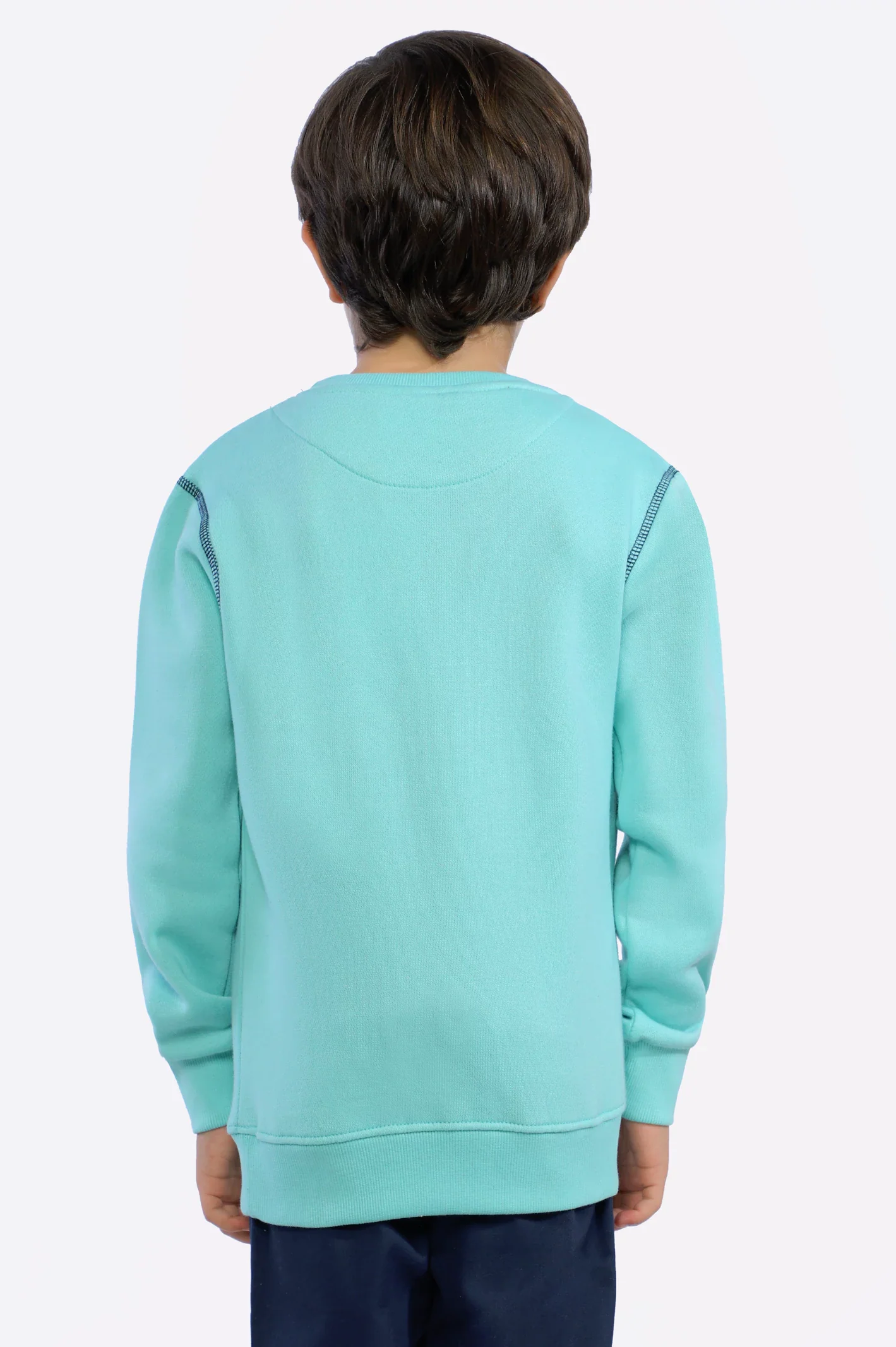 Vintage Design Embossed Boys Sweatshirt - Image 4