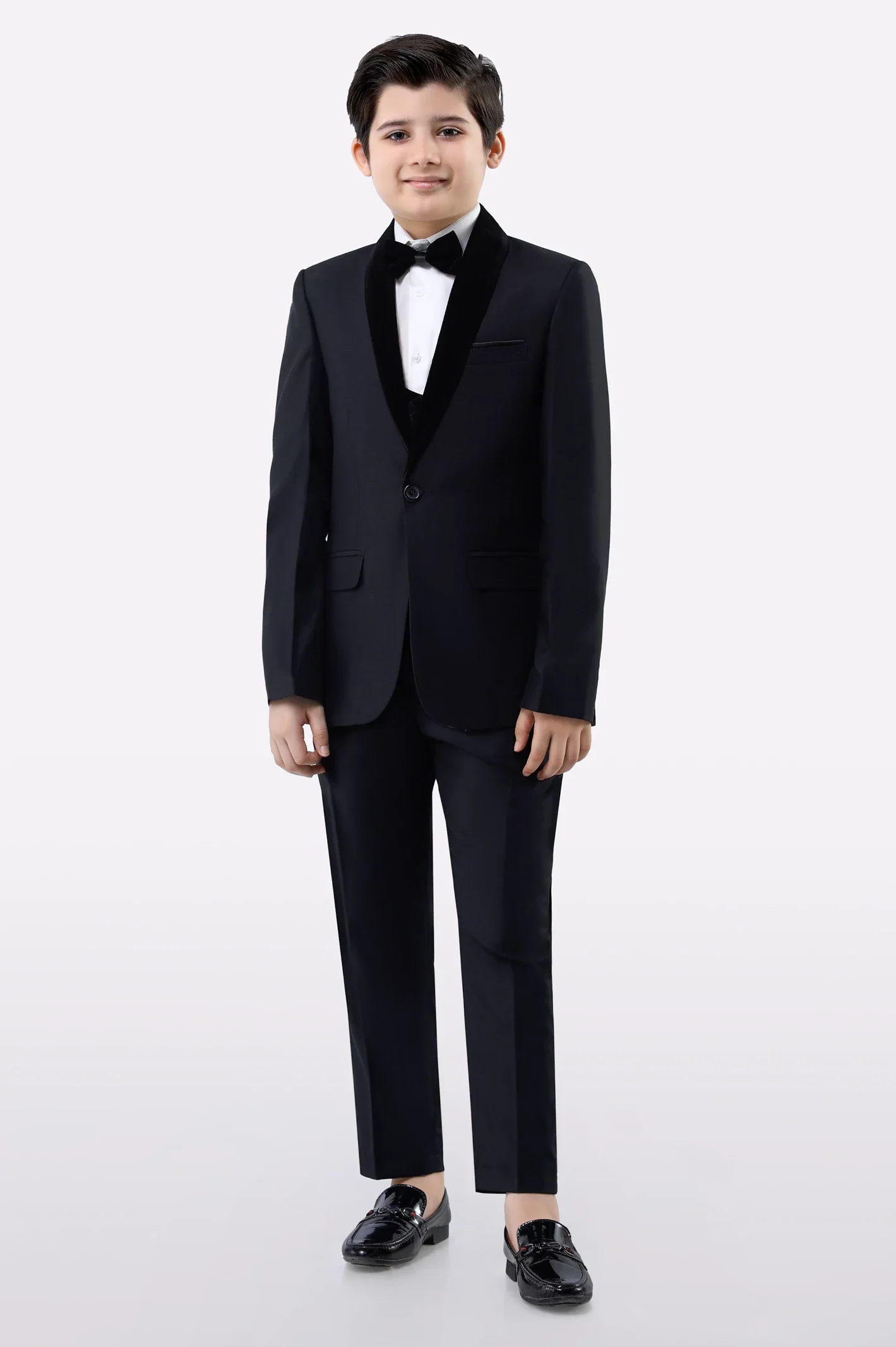 Black Suiting for Boys