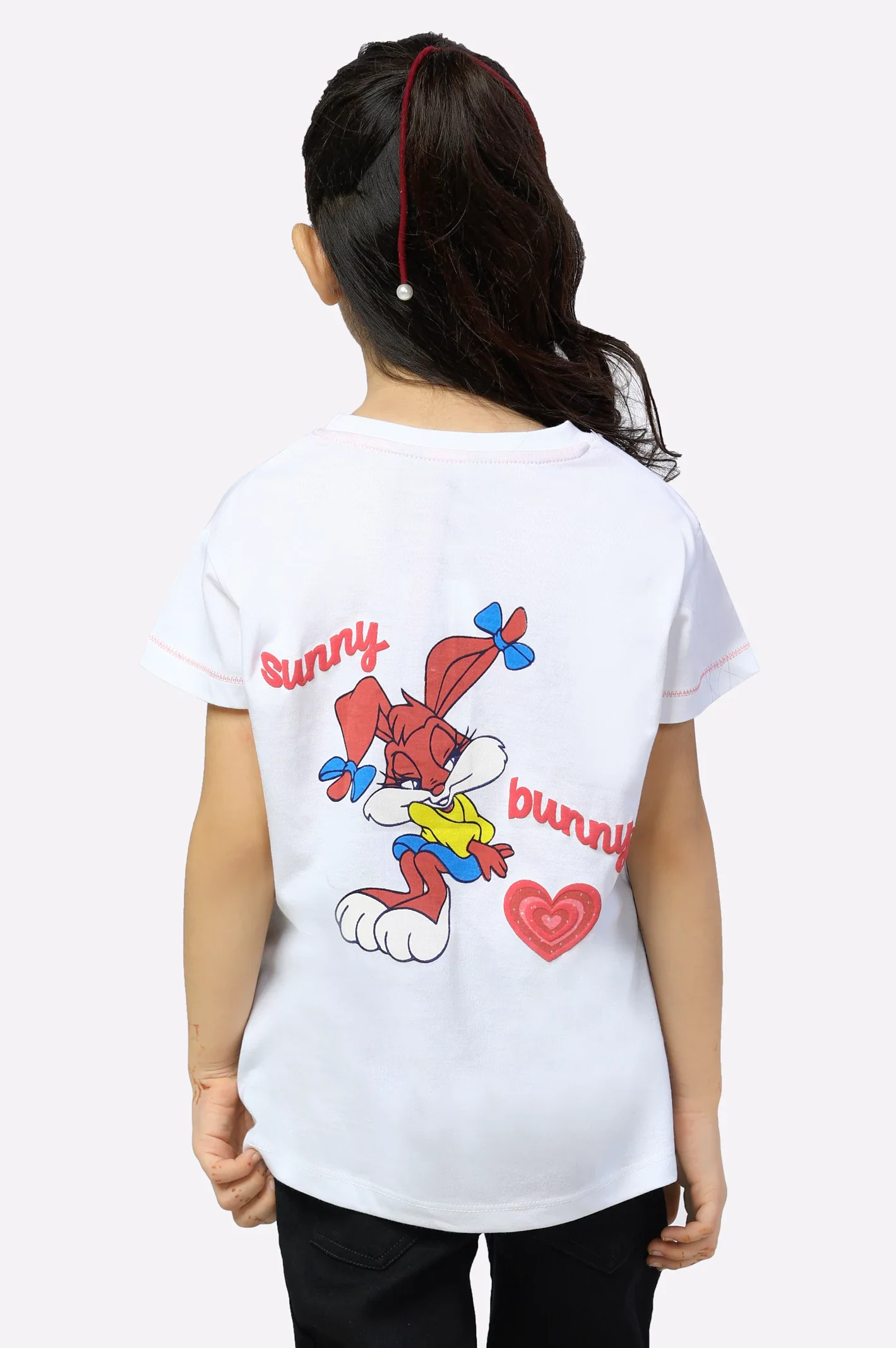 Babs Bunny Printed Girls T-Shirt - Image 7