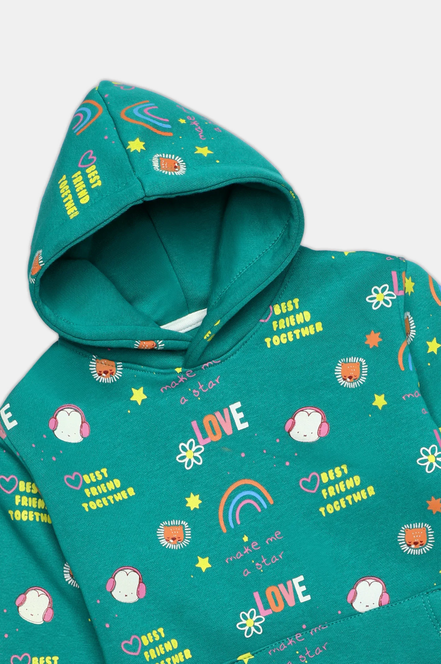 All Over Print Girls Hoodie - Image 2