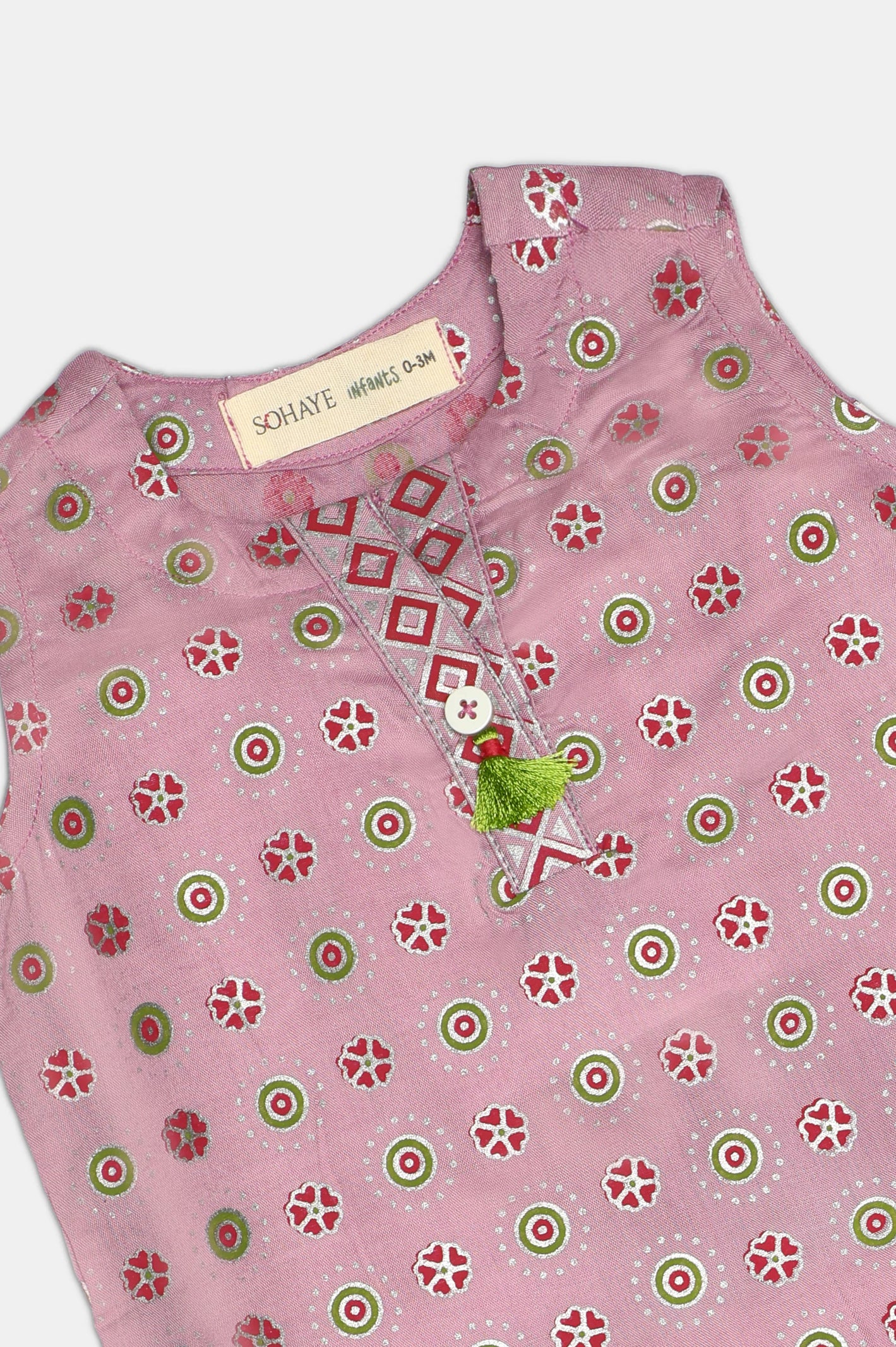 Lilac Printed Infant 2PC - Image 2