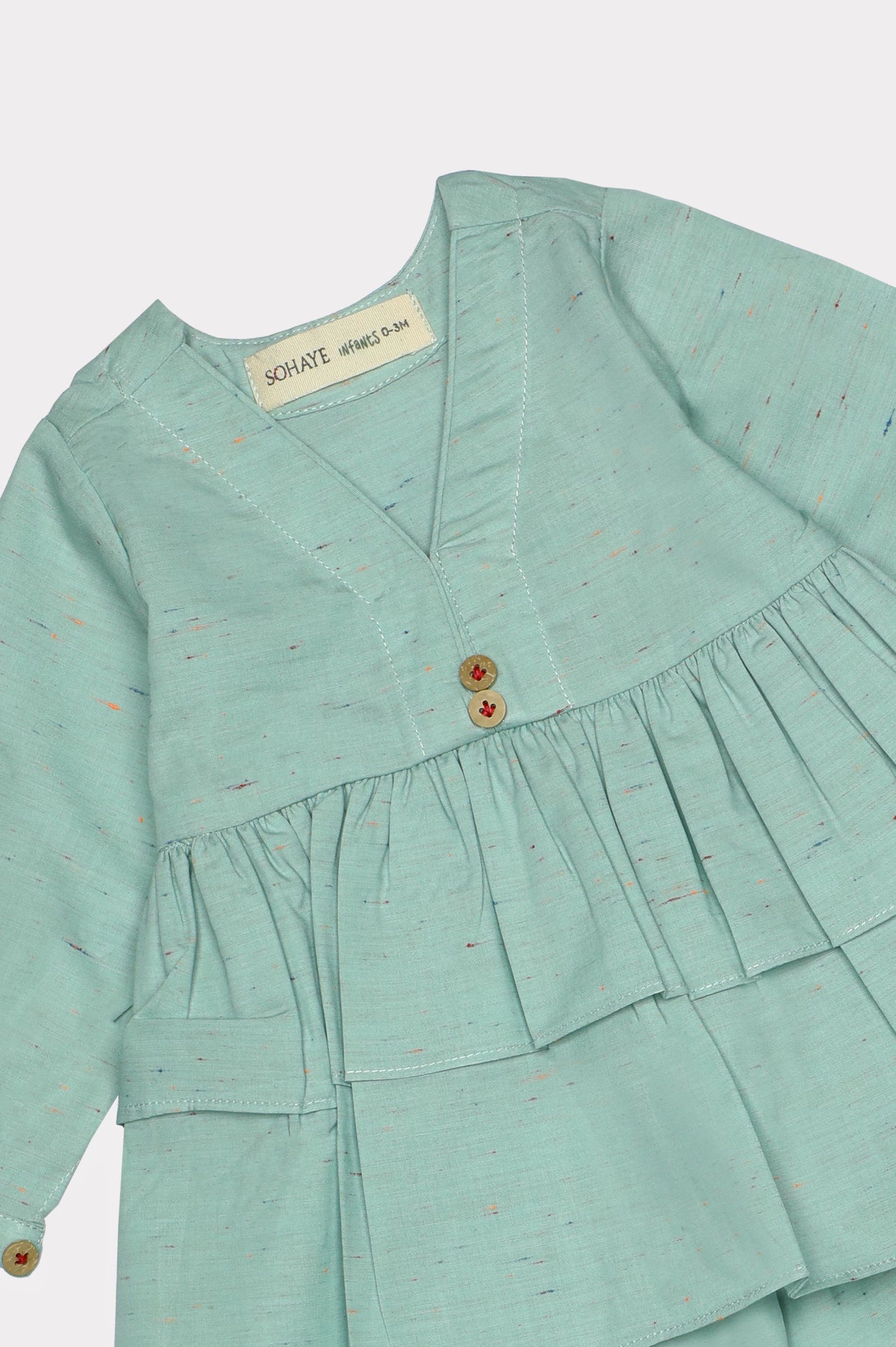 Sea Green Stylised Infant 2PC - Image 2