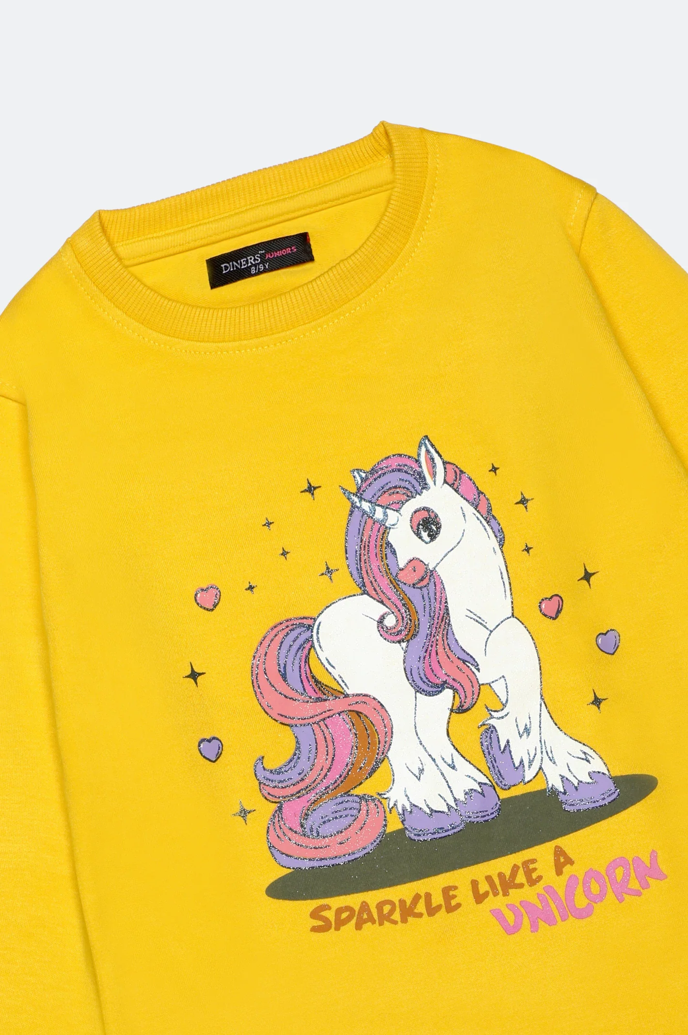 Unicorn Graphic Girls Sweatshirt - Image 2