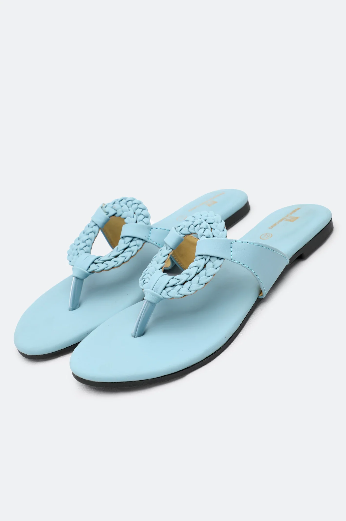 Turquoise Ladies Casual Slippers - Image 4