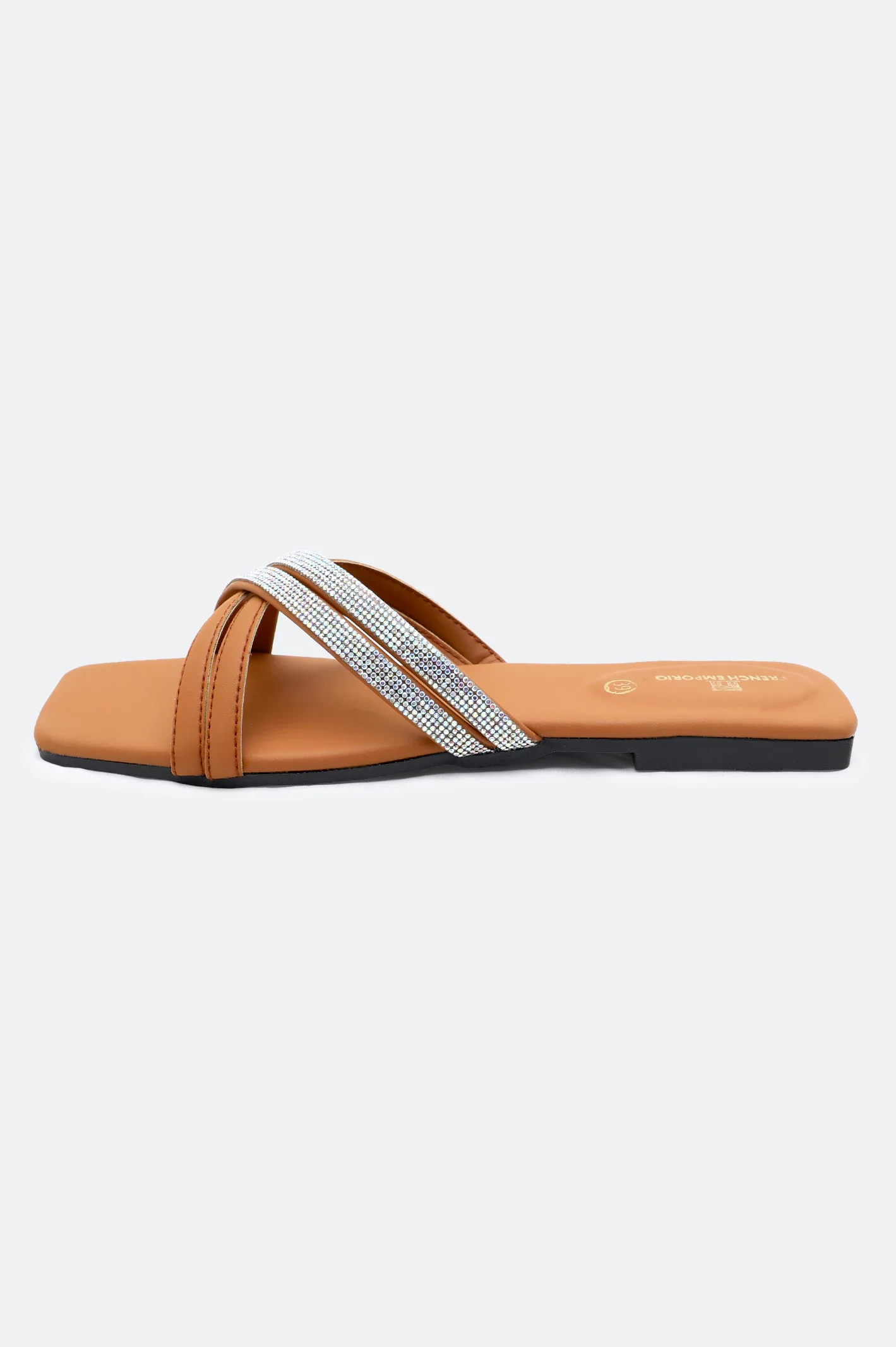 Brown Ladies Casual Slippers - Image 3