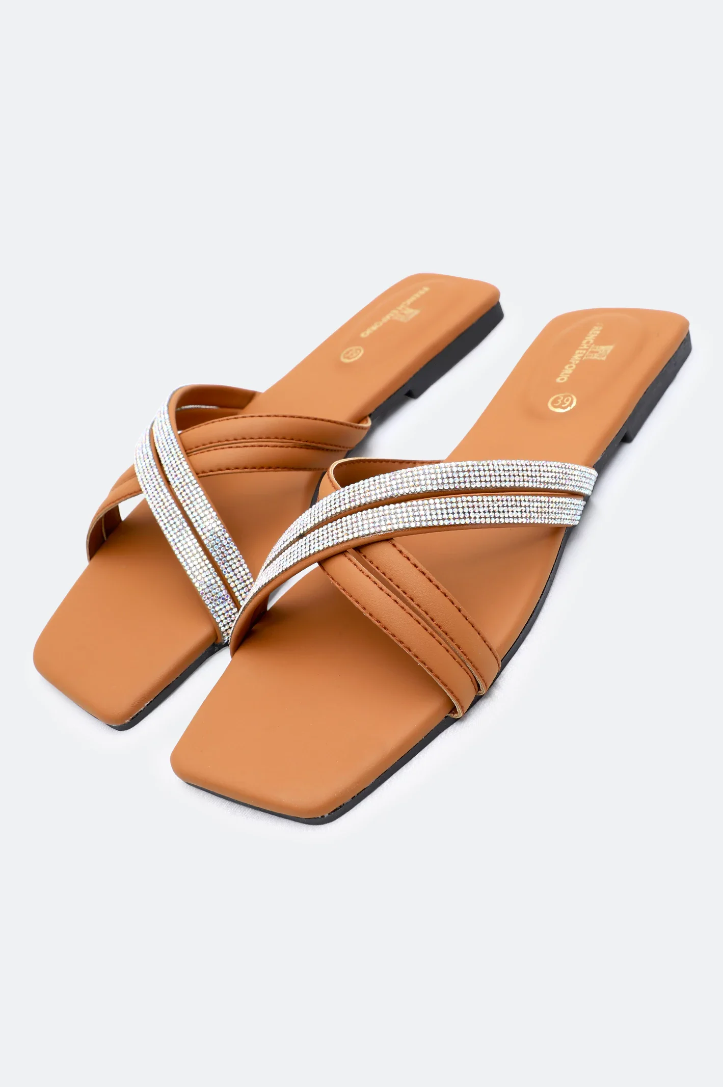 Brown Ladies Casual Slippers - Image 4