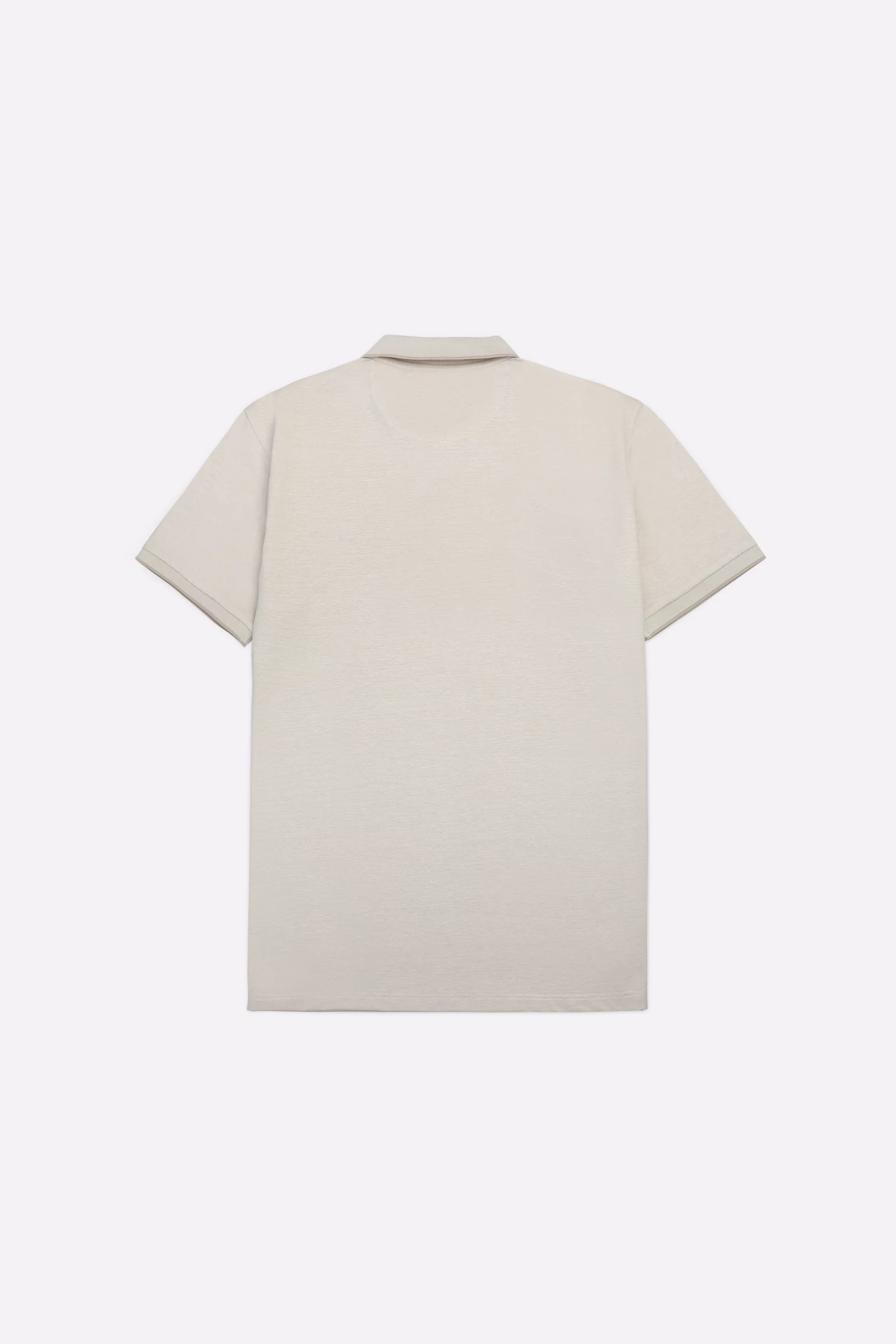 Beige Dry Fit Polo - Image 3