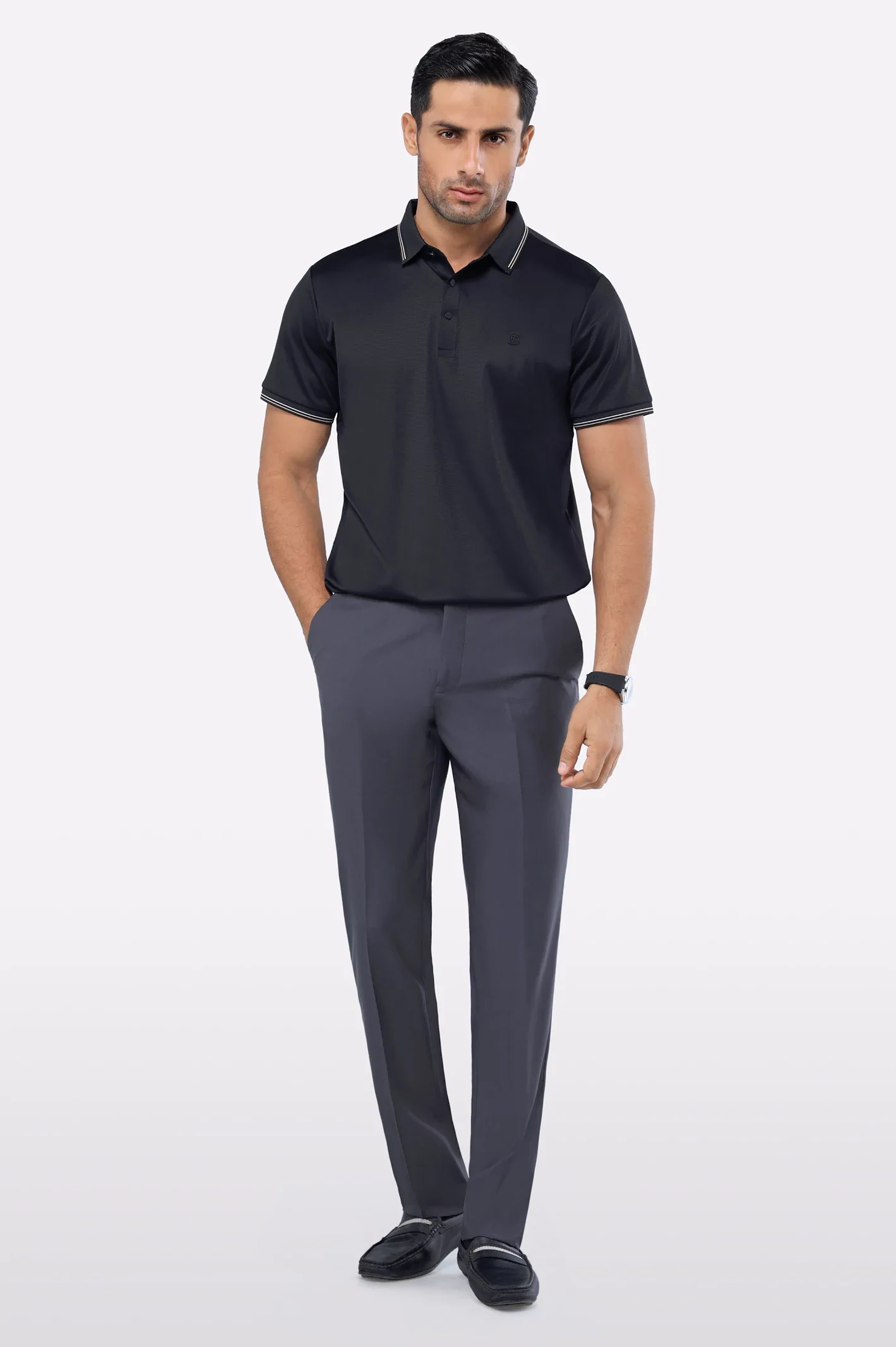 Black Dry Fit Polo - Image 2