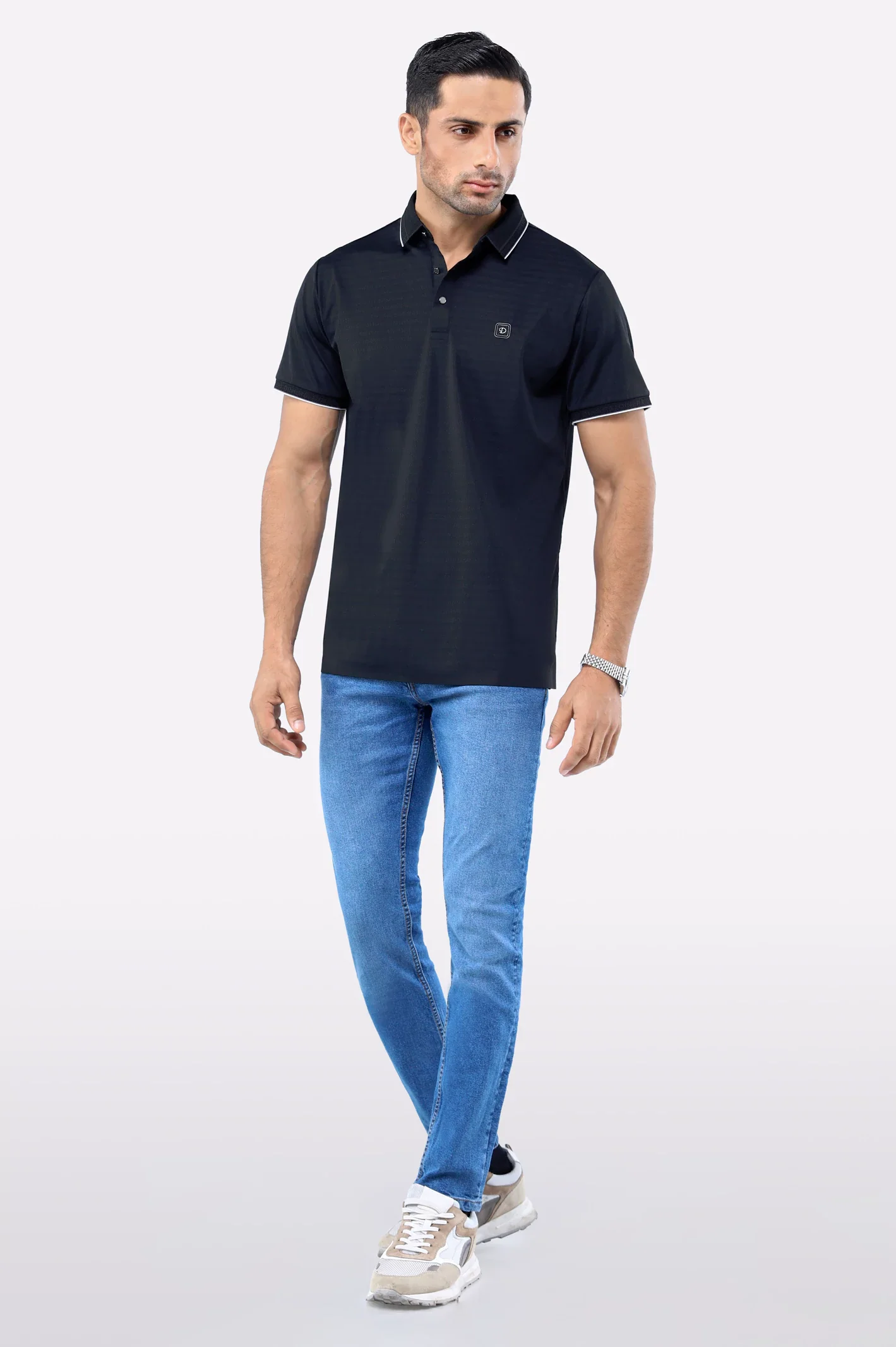 Black Dry Fit Polo - Image 2